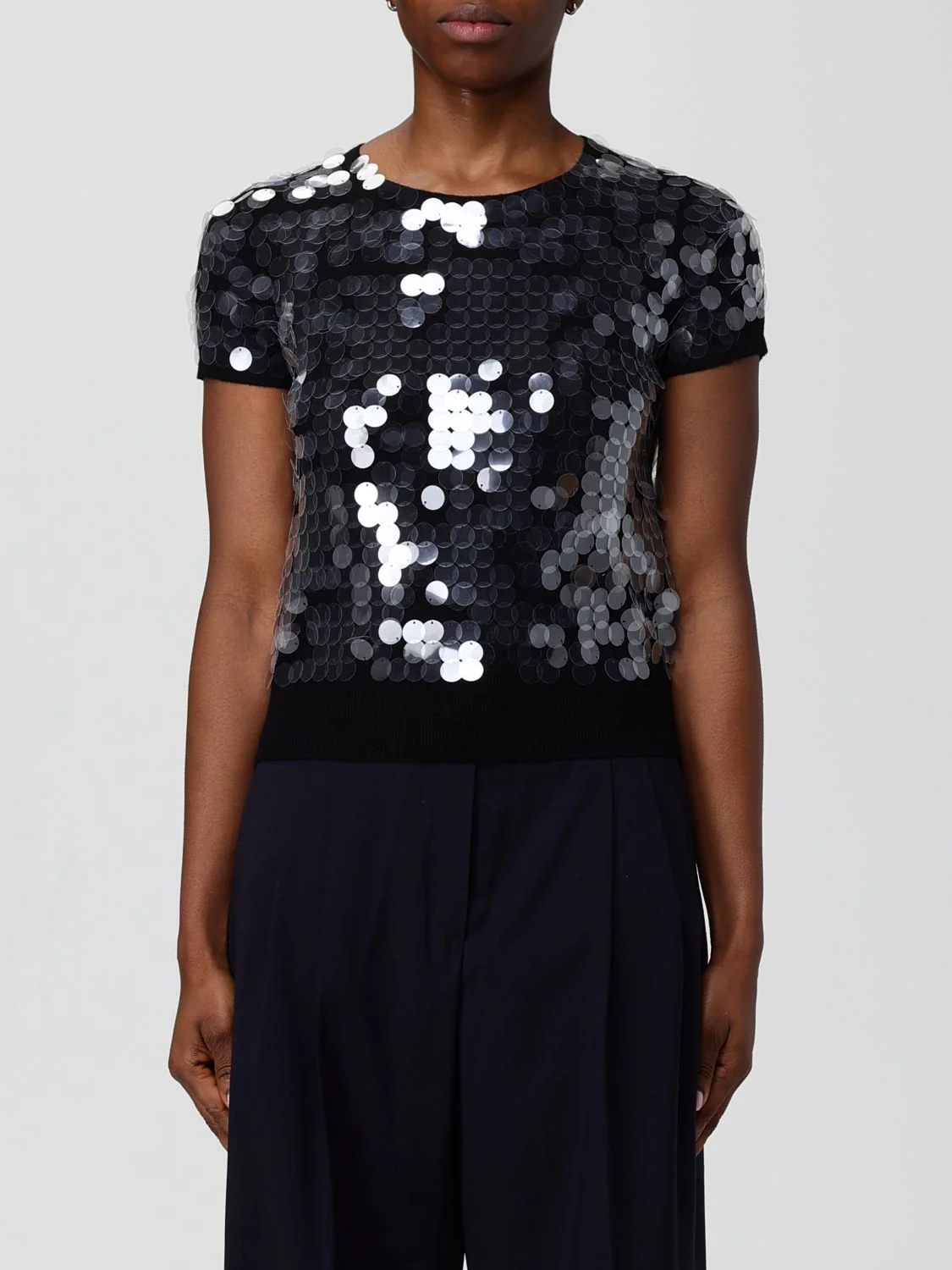 Max Mara Studio Sweater Woman Black