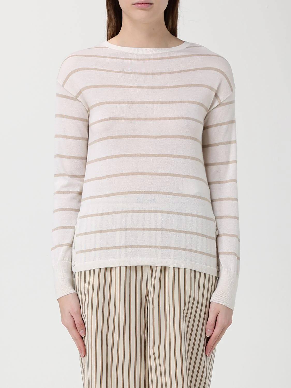 Max Mara Sweater Woman Beige
