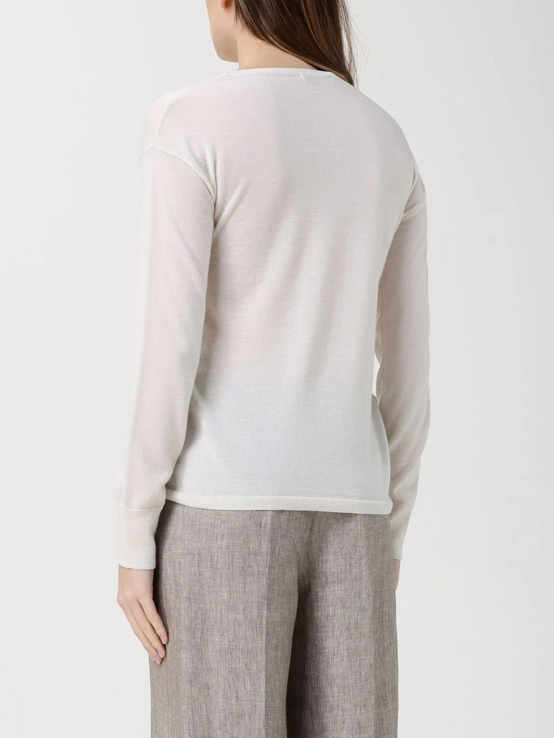 Max Mara Sweater Woman Ivory - Image 3