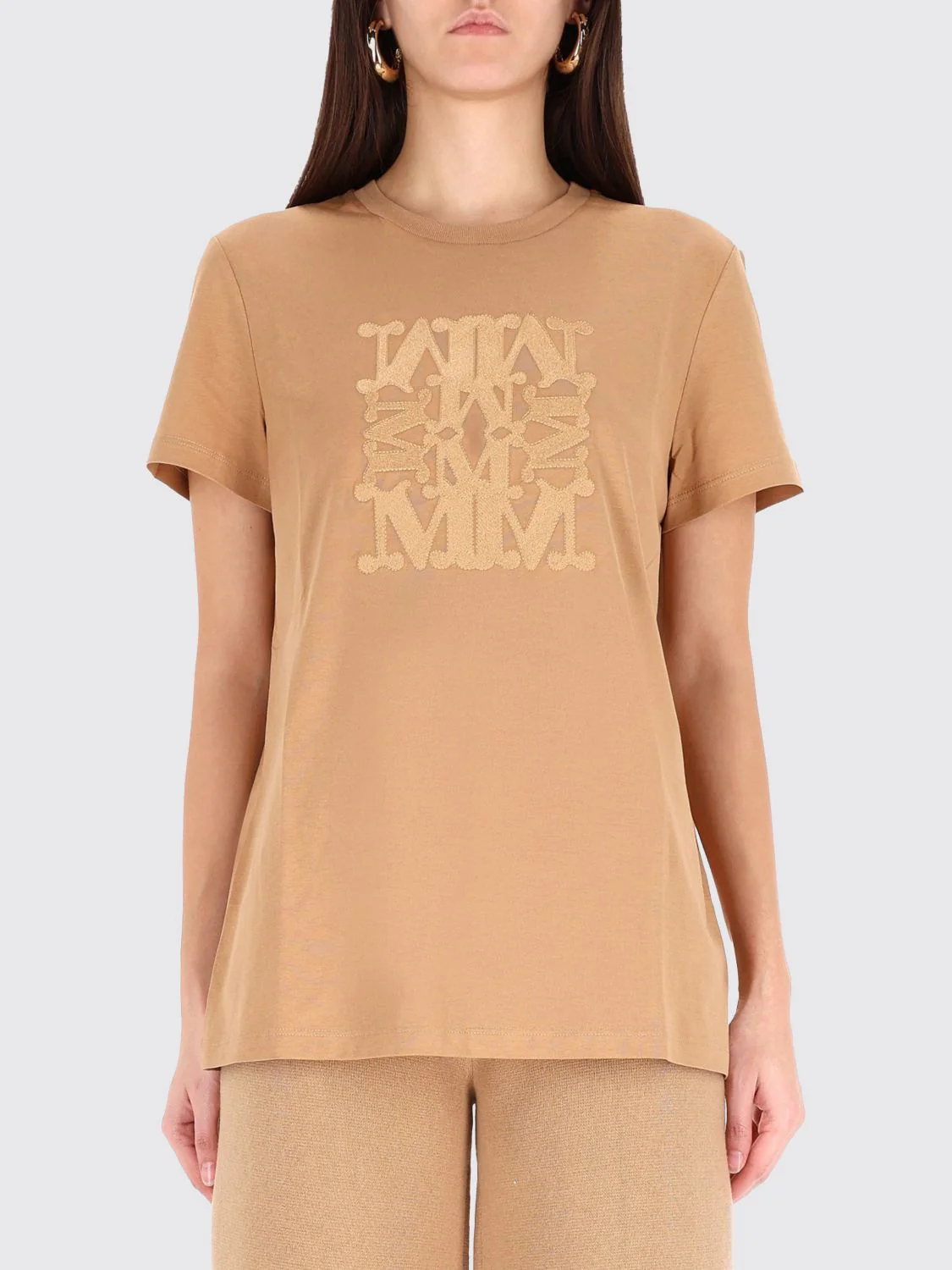 Max Mara T-Shirt Woman Beige