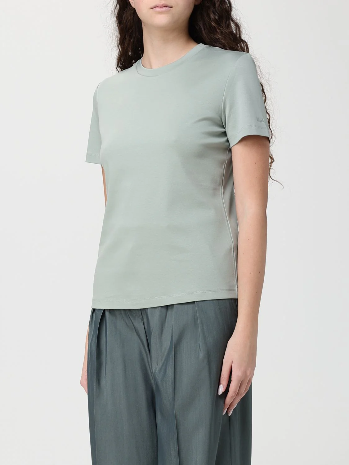 Max Mara T-Shirt Woman Green - Image 4