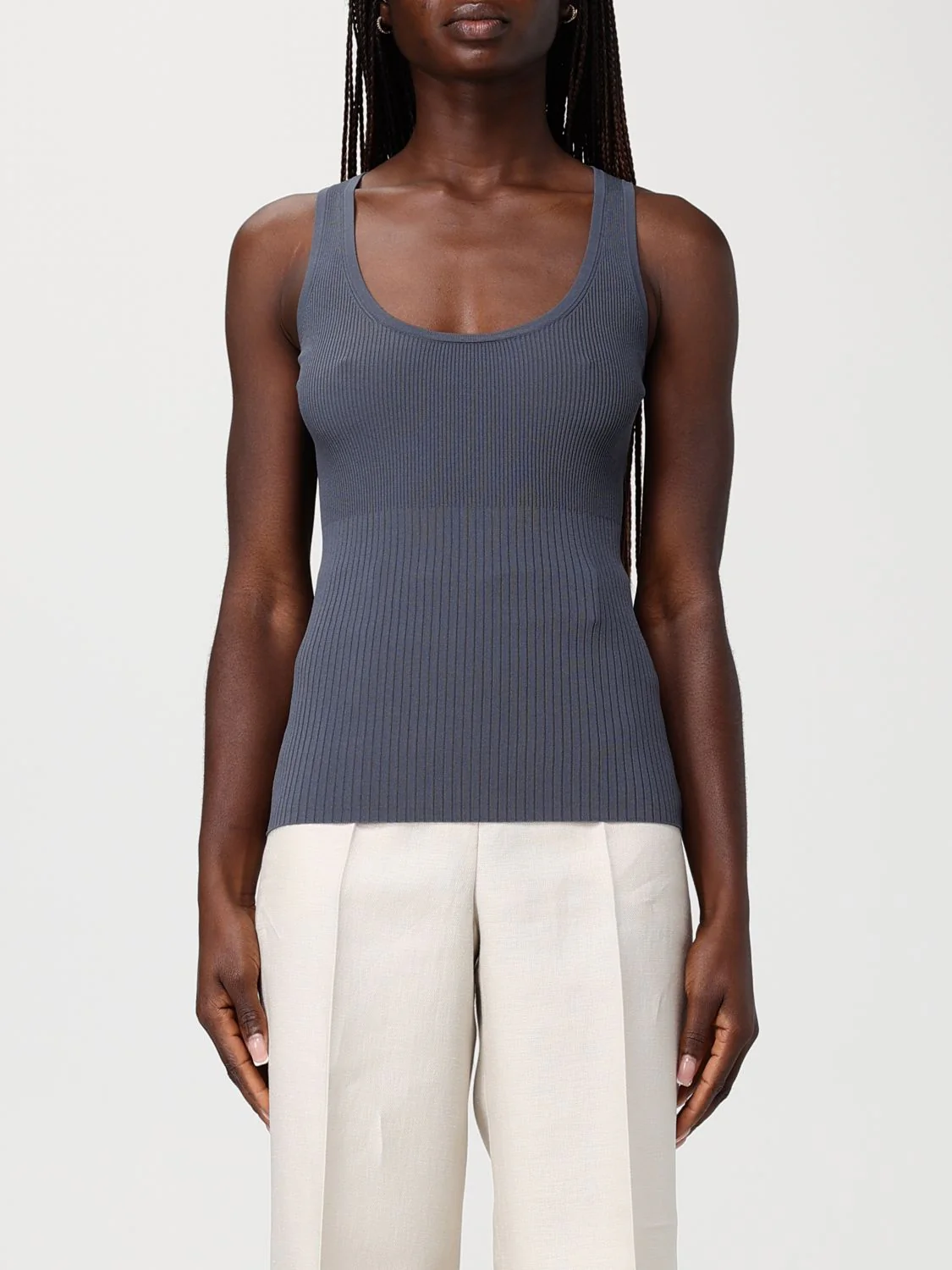 Max Mara Top Woman Grey
