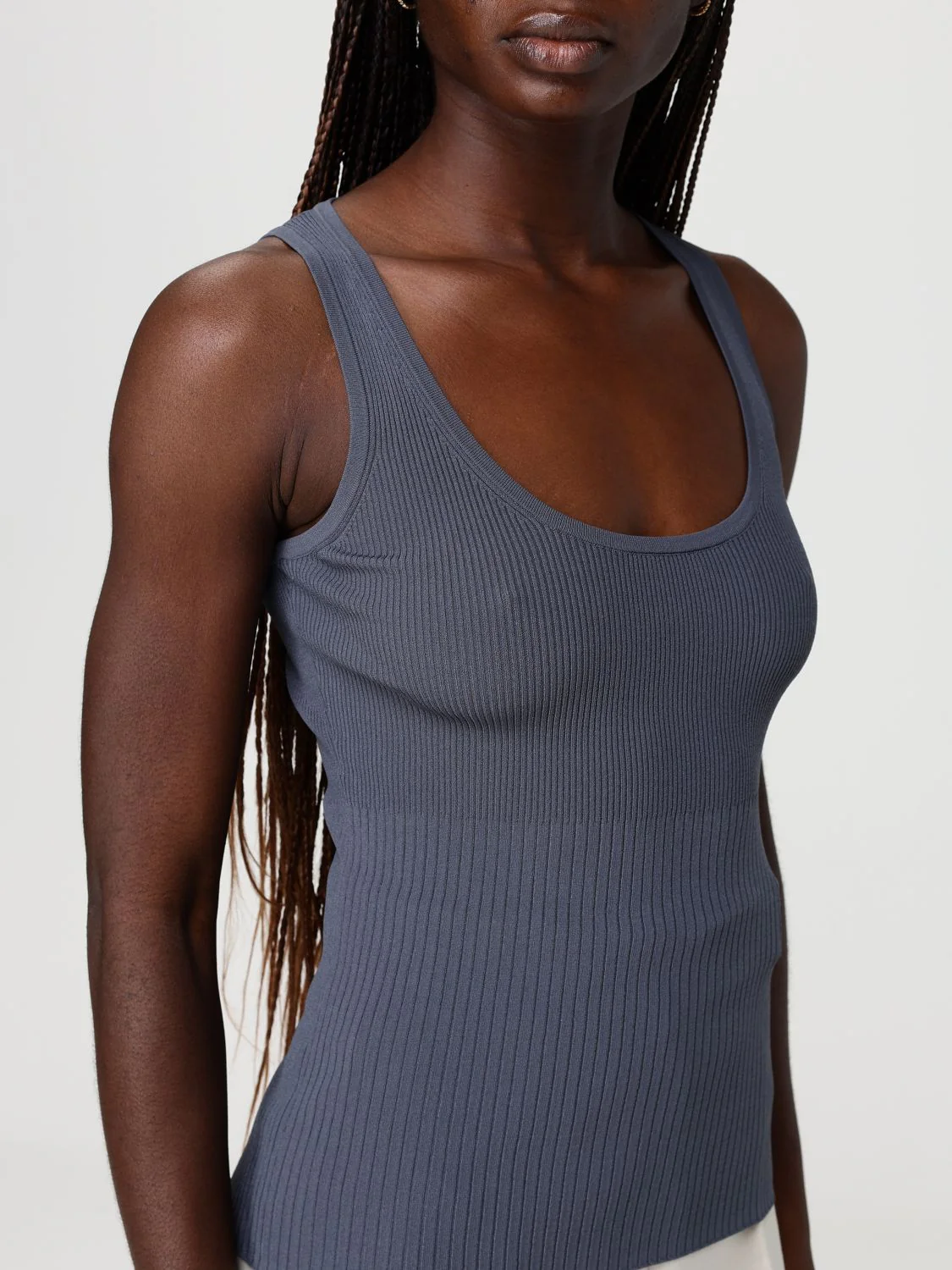 Max Mara Top Woman Grey - Image 4