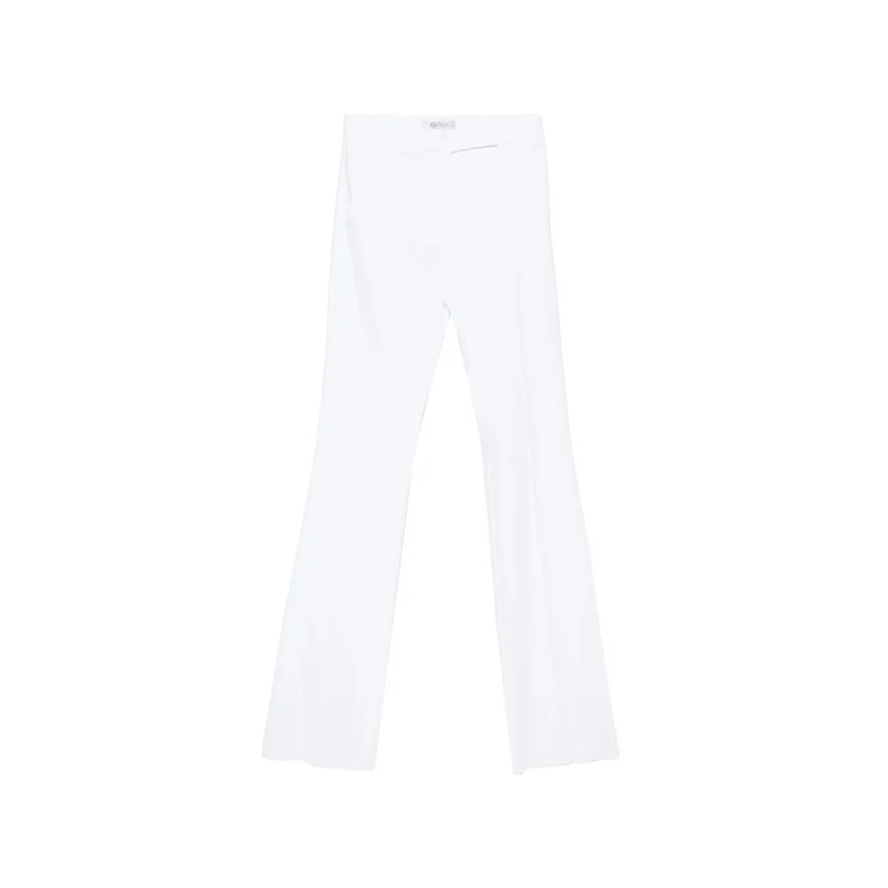 Max Mara White Trousers - Flared Trousers Women