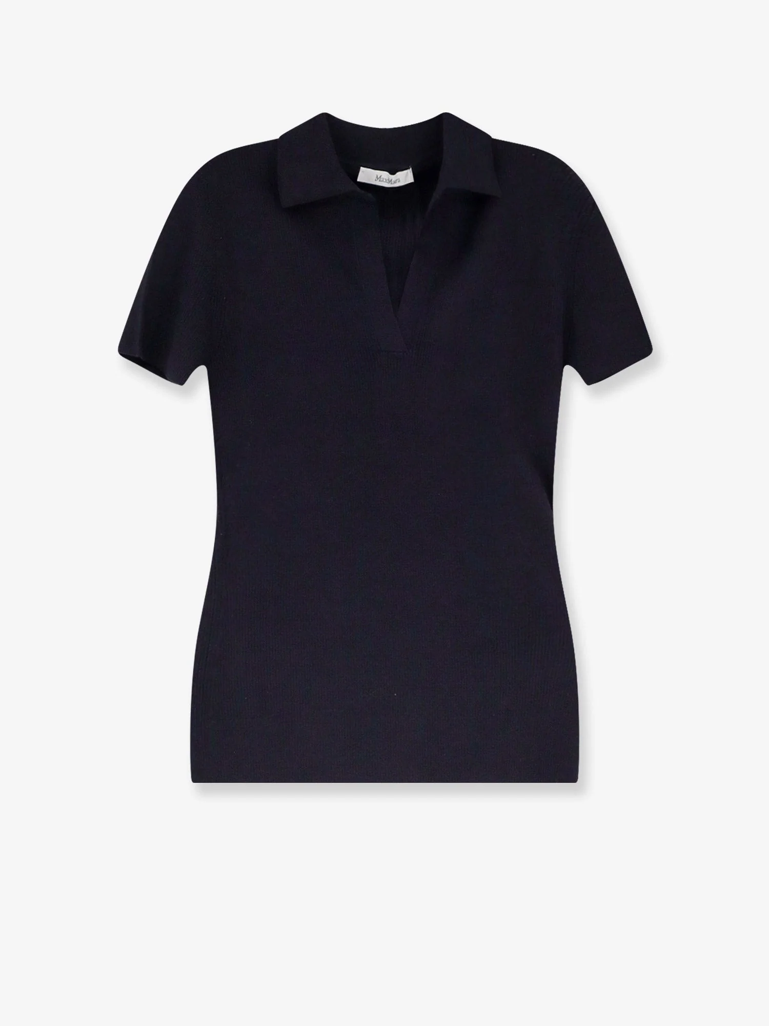 Max Mara Women Albero Virgin Wool Polo Shirt
