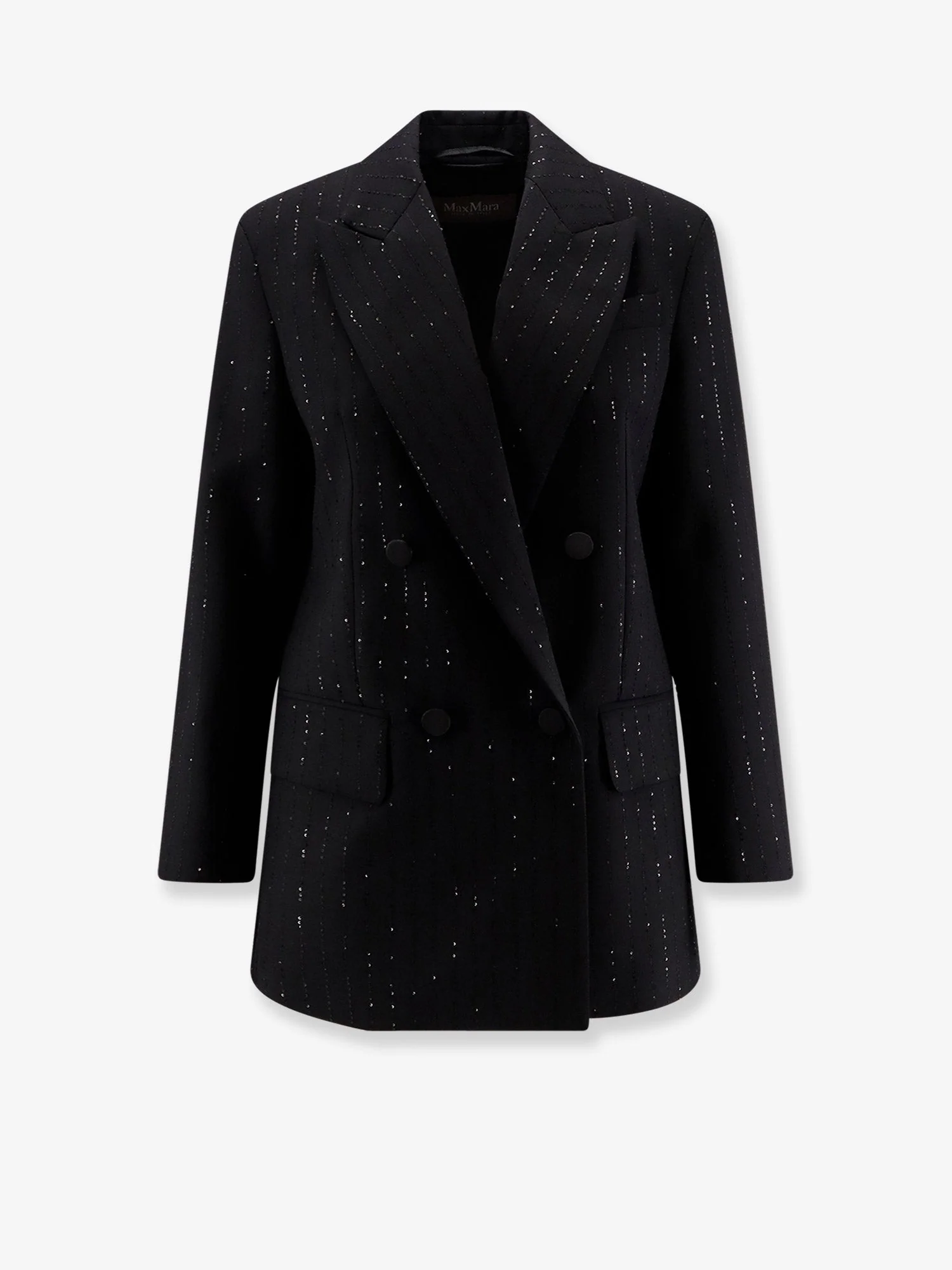 Max Mara Women Appia Virgin Wool Blazer With Sequins