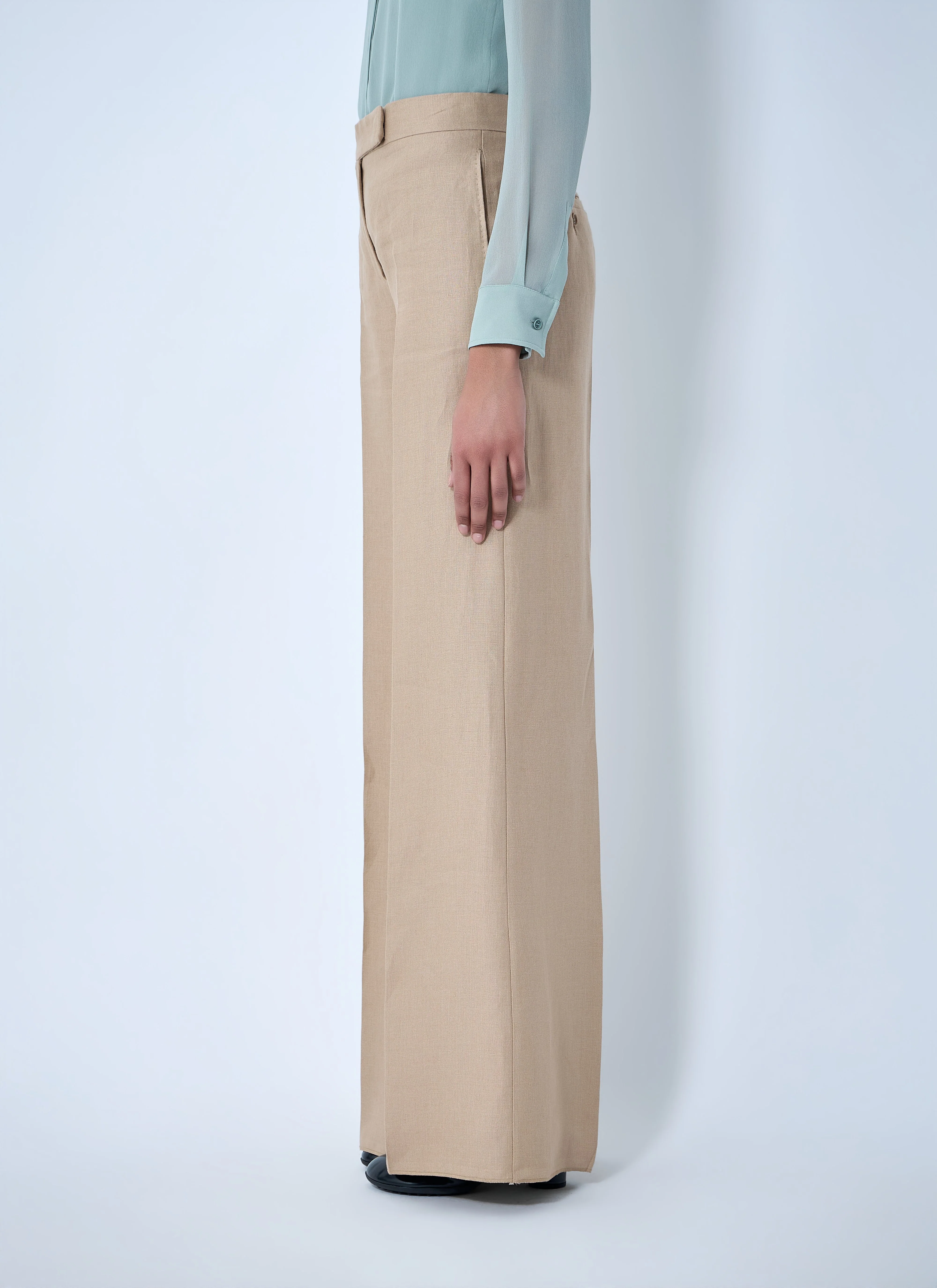 Max Mara Women High-Waisted Wide-Leg Trousers - Image 3