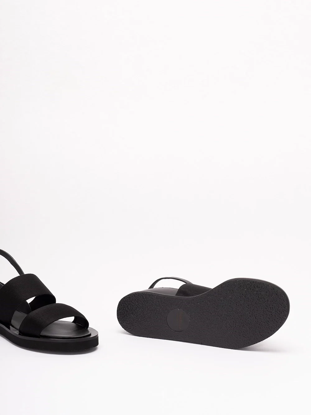 Max Mara Women Leather Flat Sandals - Image 4