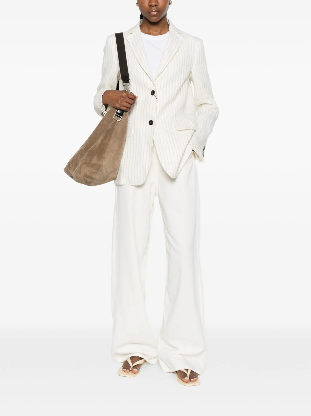 Max Mara Women Linen Single-Breasted Jacket - Image 2