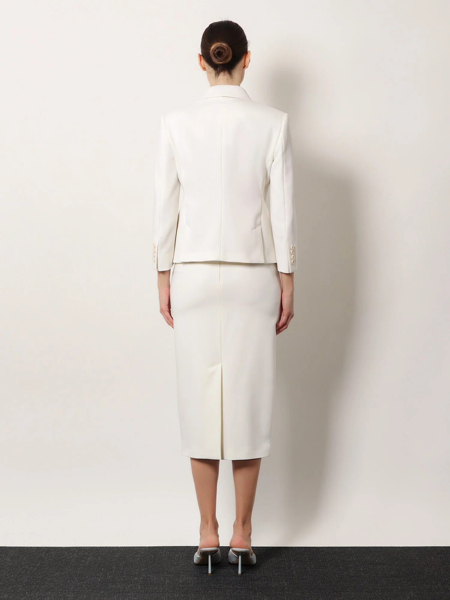 Max Mara Women Mxmdorico Stretch Virgin Wool Blazer - Image 3