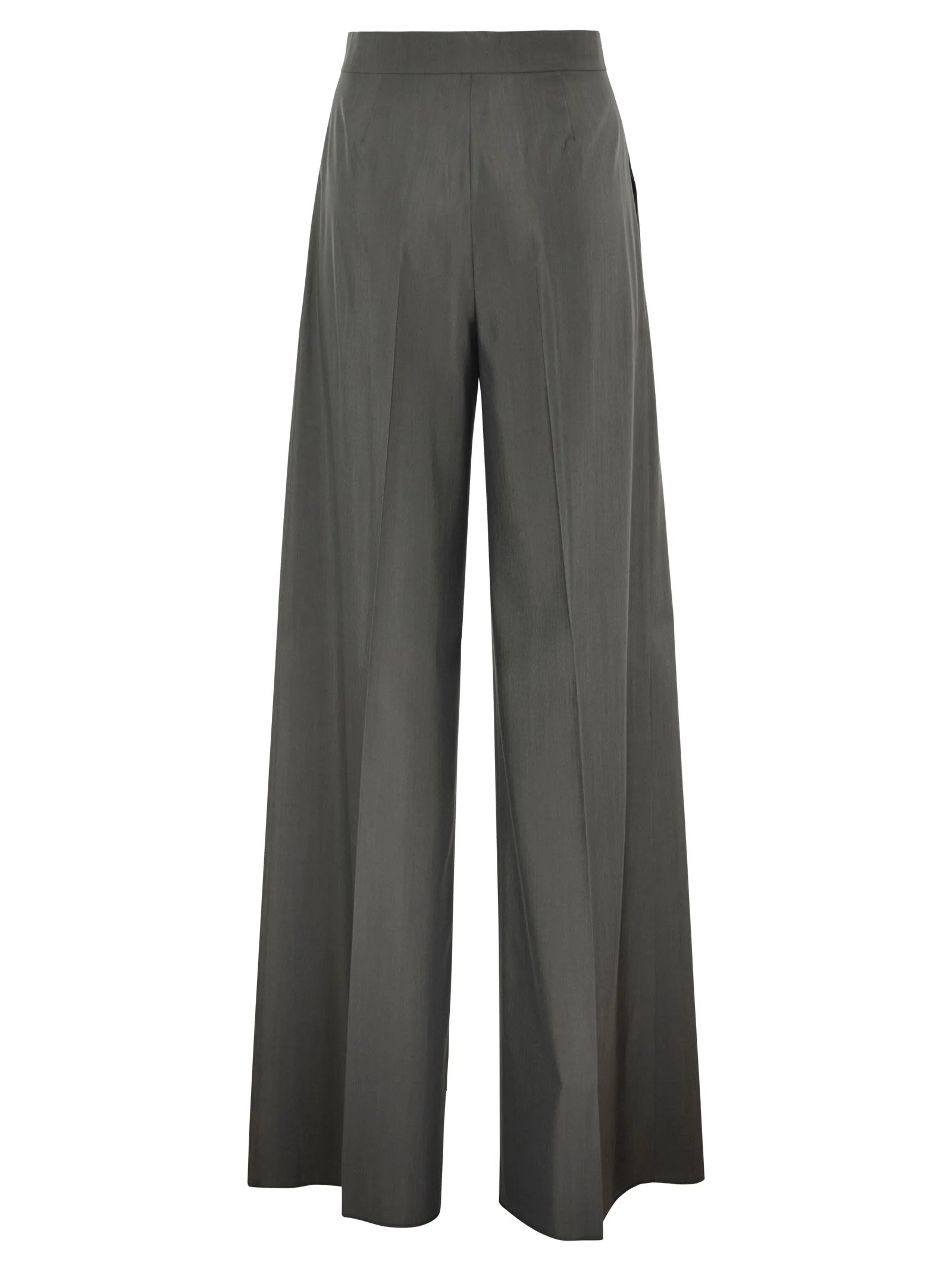 Max Mara Women Mxmgiallo - Wide-Leg Trousers In Wool And Silk - Image 2