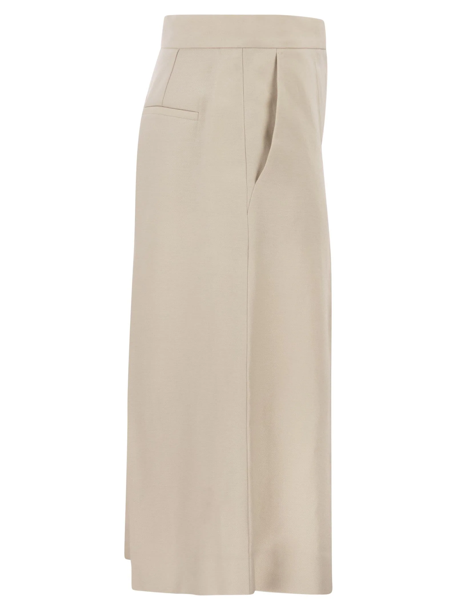 Max Mara Women Mxmkaki - Linen Bermuda Shorts - Image 3