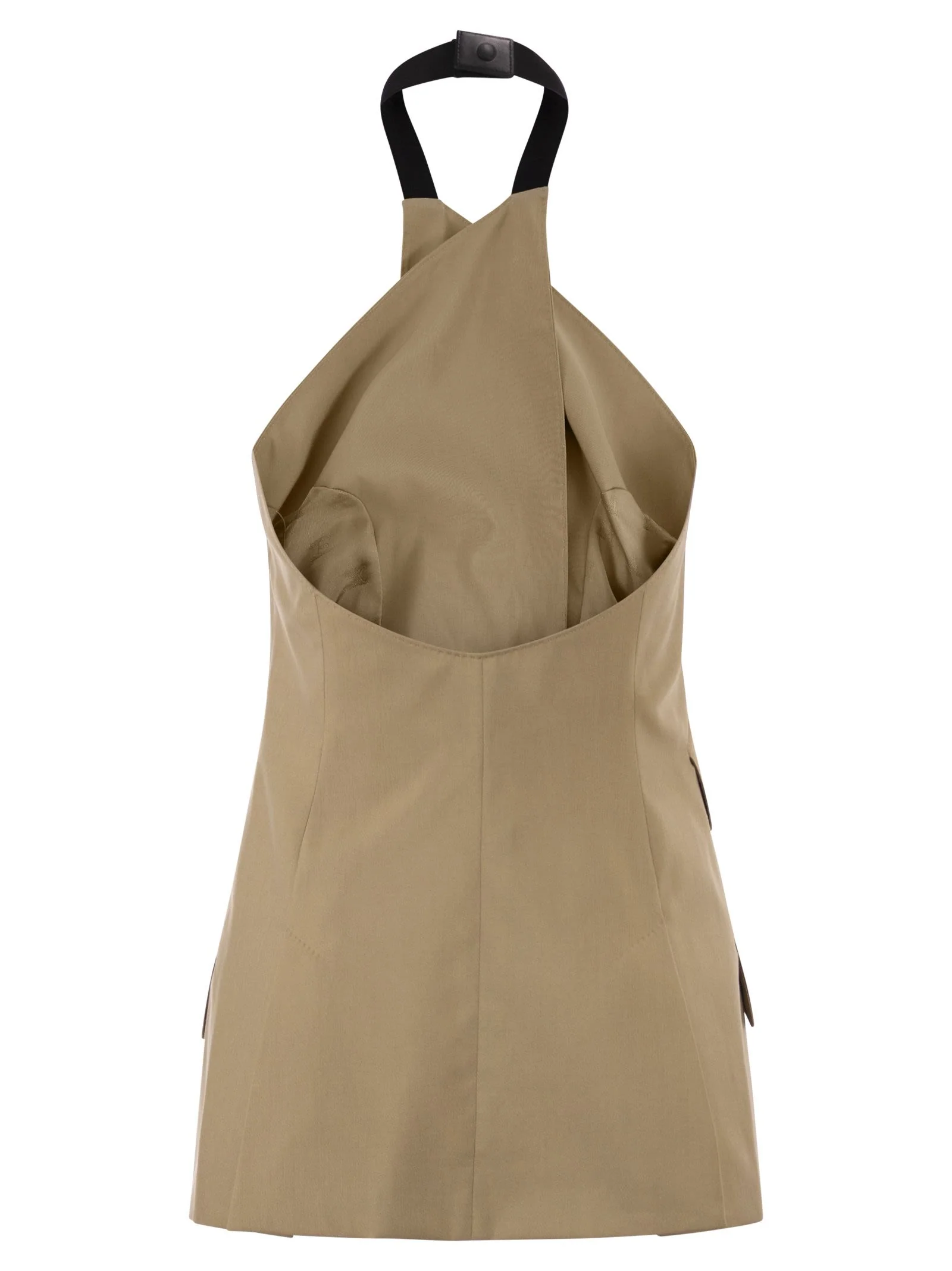Max Mara Women Mxsnuraghe - Sleeveless Jacket In Wool And Silk Poplin - Image 2
