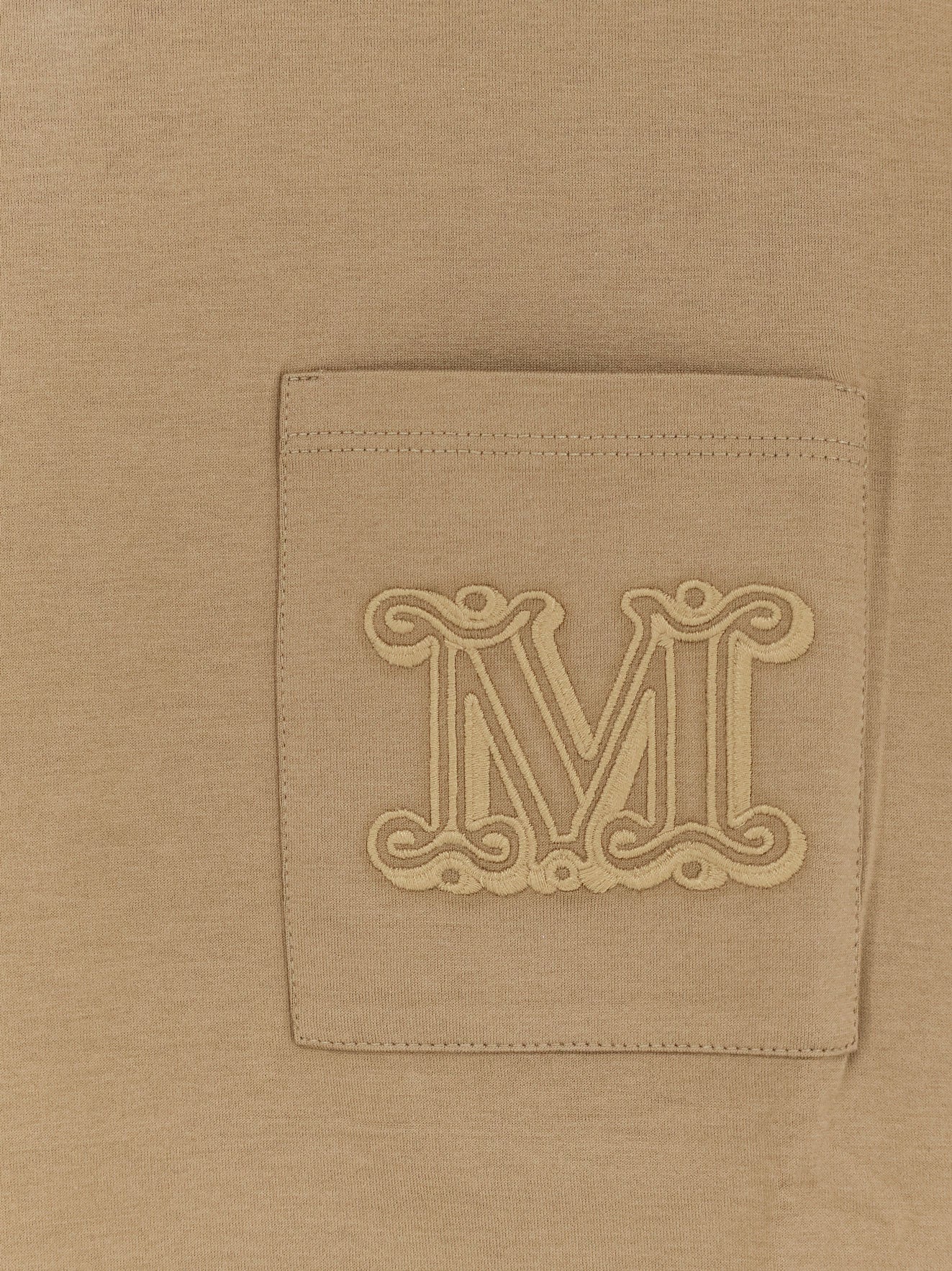 Max Mara Women Papaia Cotton T-Shirt - Image 3
