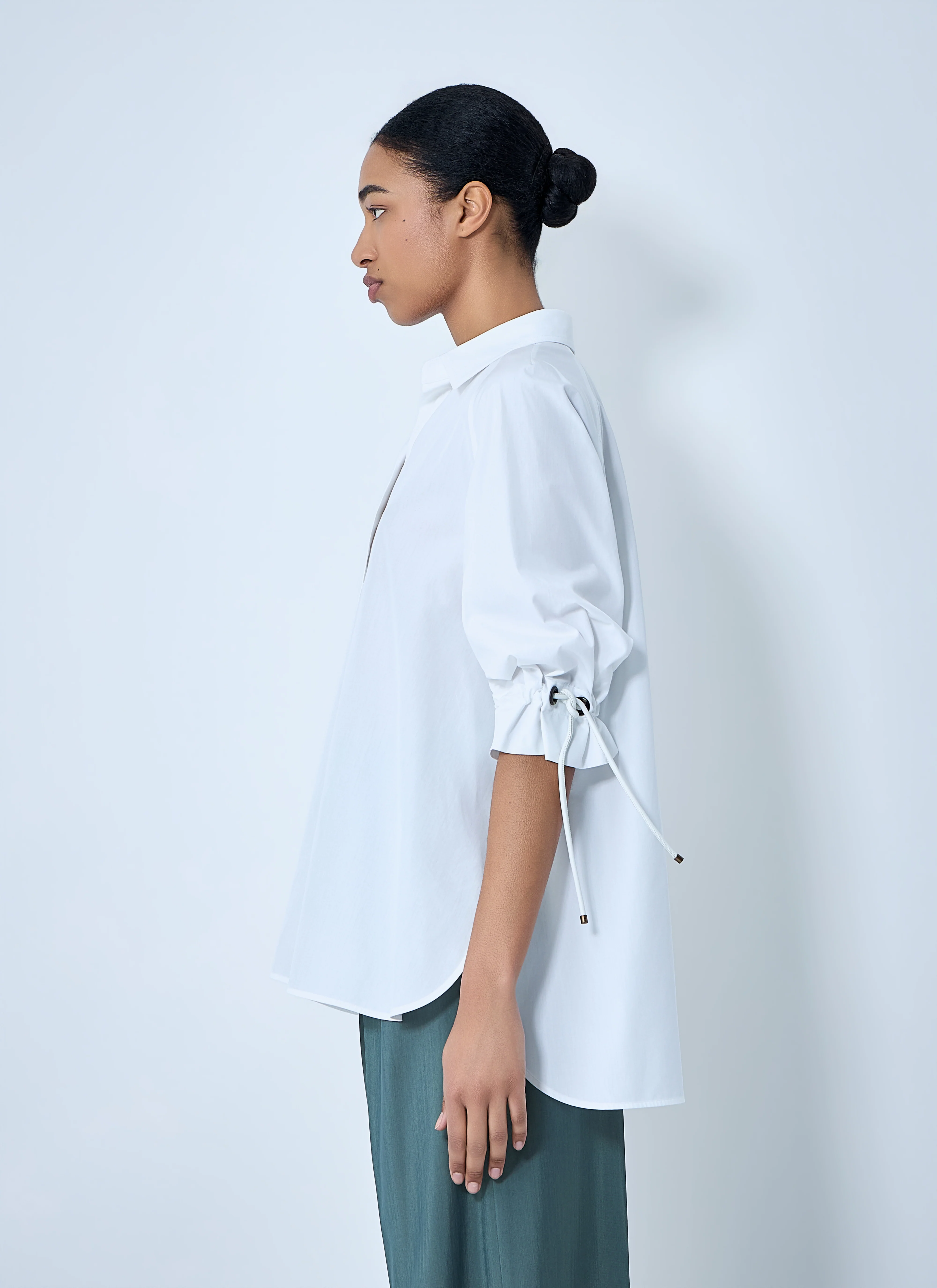 Max Mara Women Relaxed Poplin Tunic - Image 3
