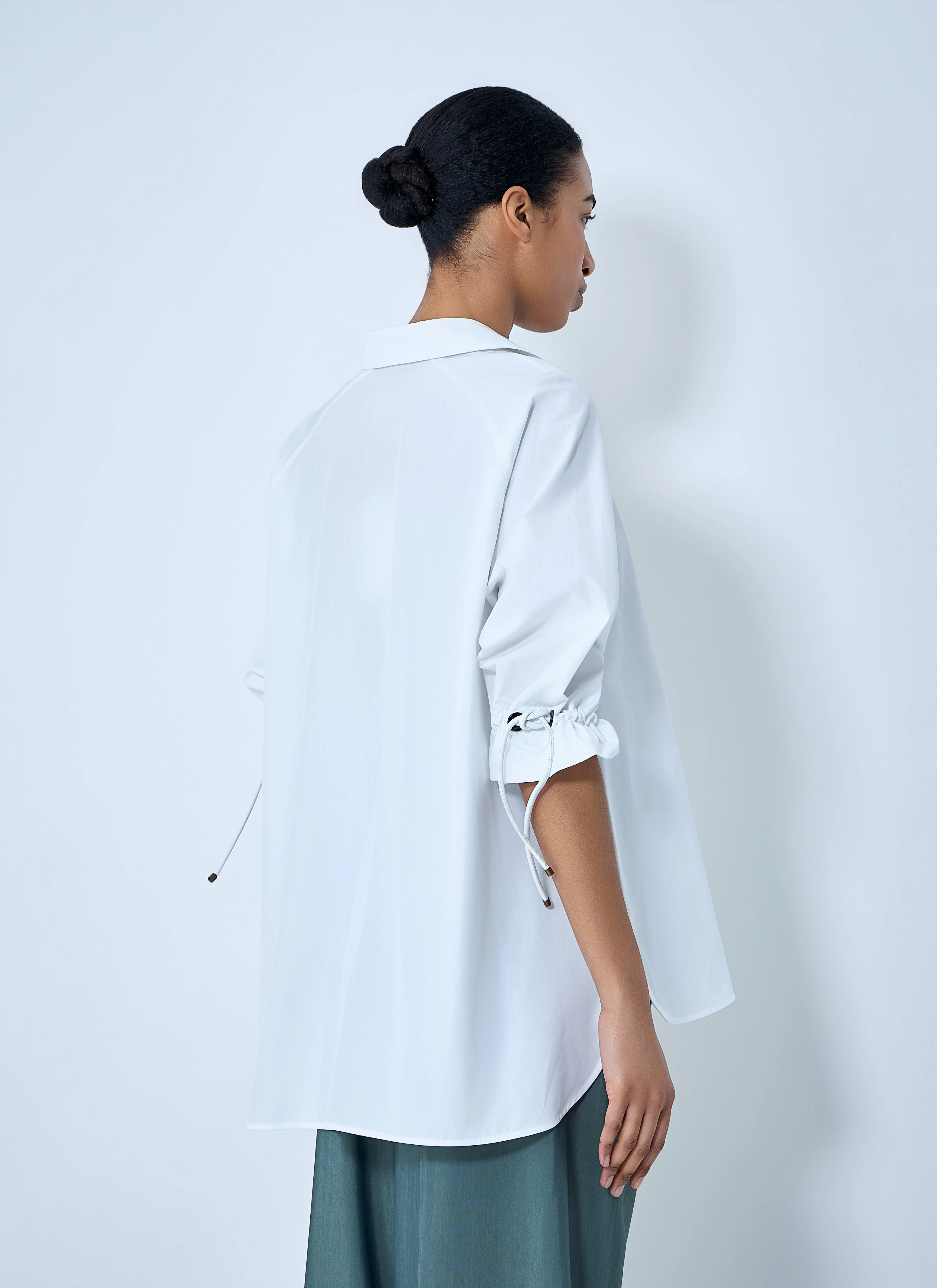 Max Mara Women Relaxed Poplin Tunic - Image 4