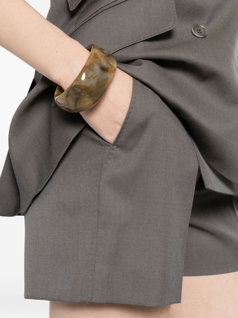 Max Mara Women Wool Shorts - Image 2