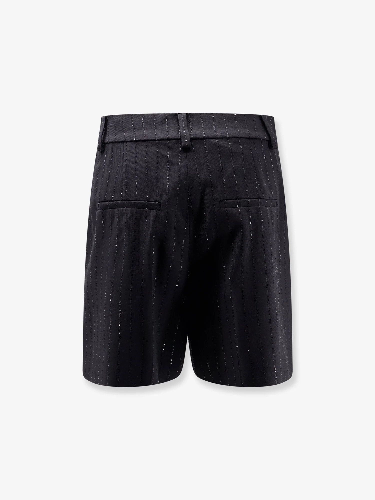 Max Mara Women Siberia Virgin Wool Shorts With Sequins - Image 2