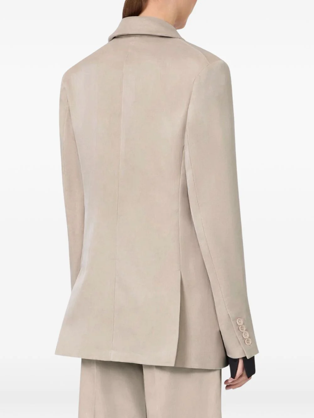 Max Mara Women Silk Double-Breasted Jacket - Image 2
