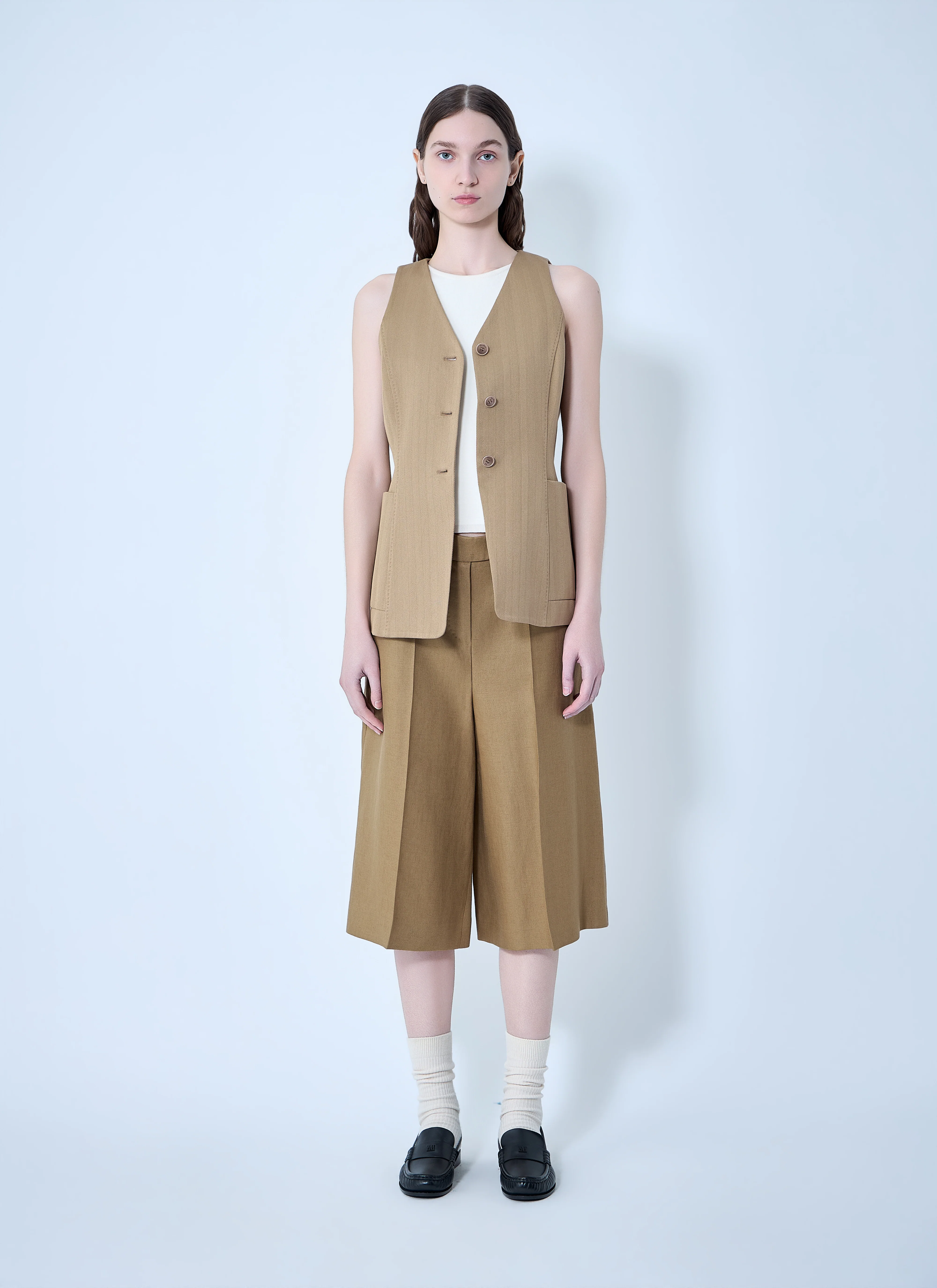 Max Mara Women Tailored Vest With Button Fastening - Image 2