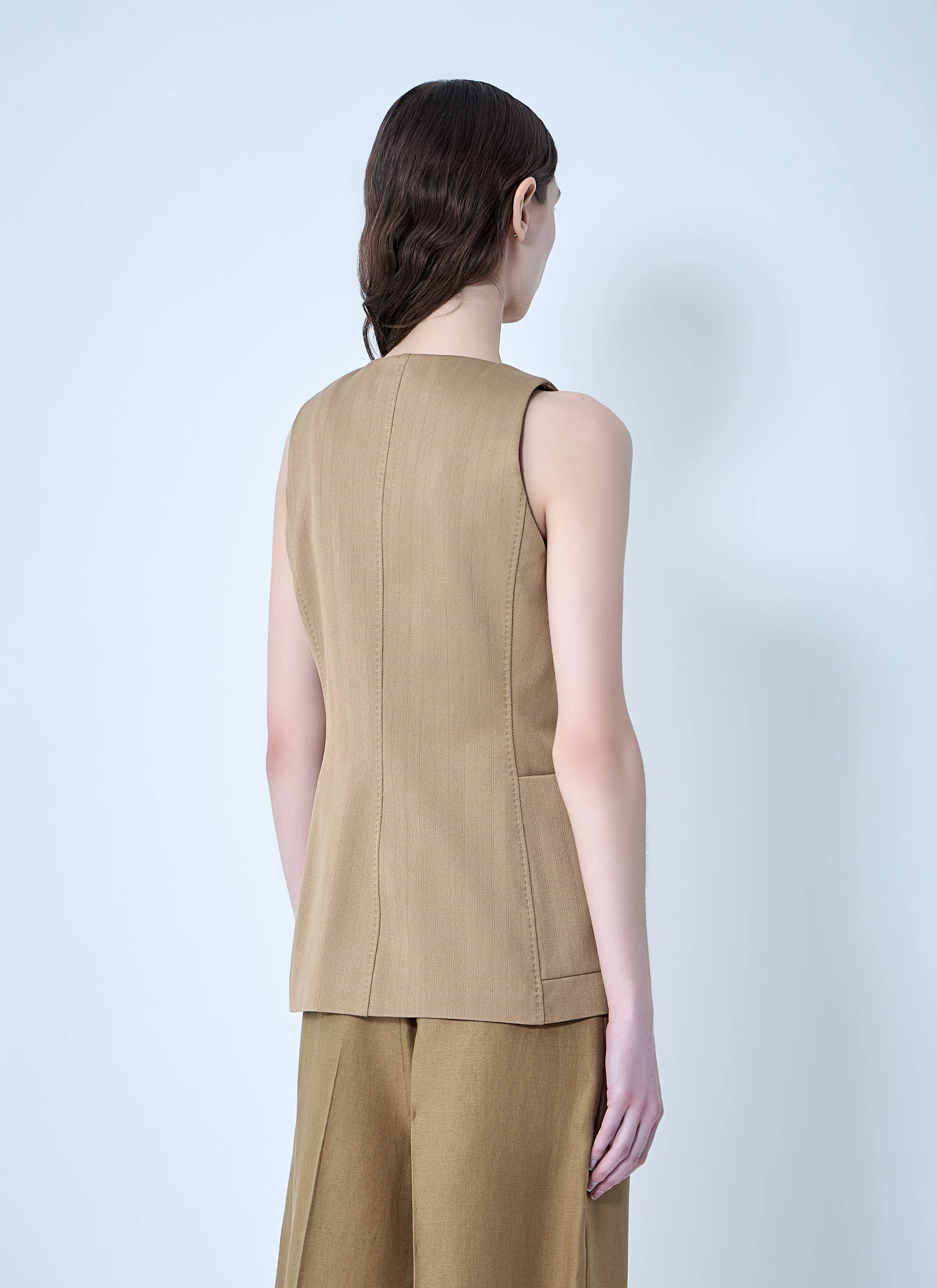 Max Mara Women Tailored Vest With Button Fastening - Image 4