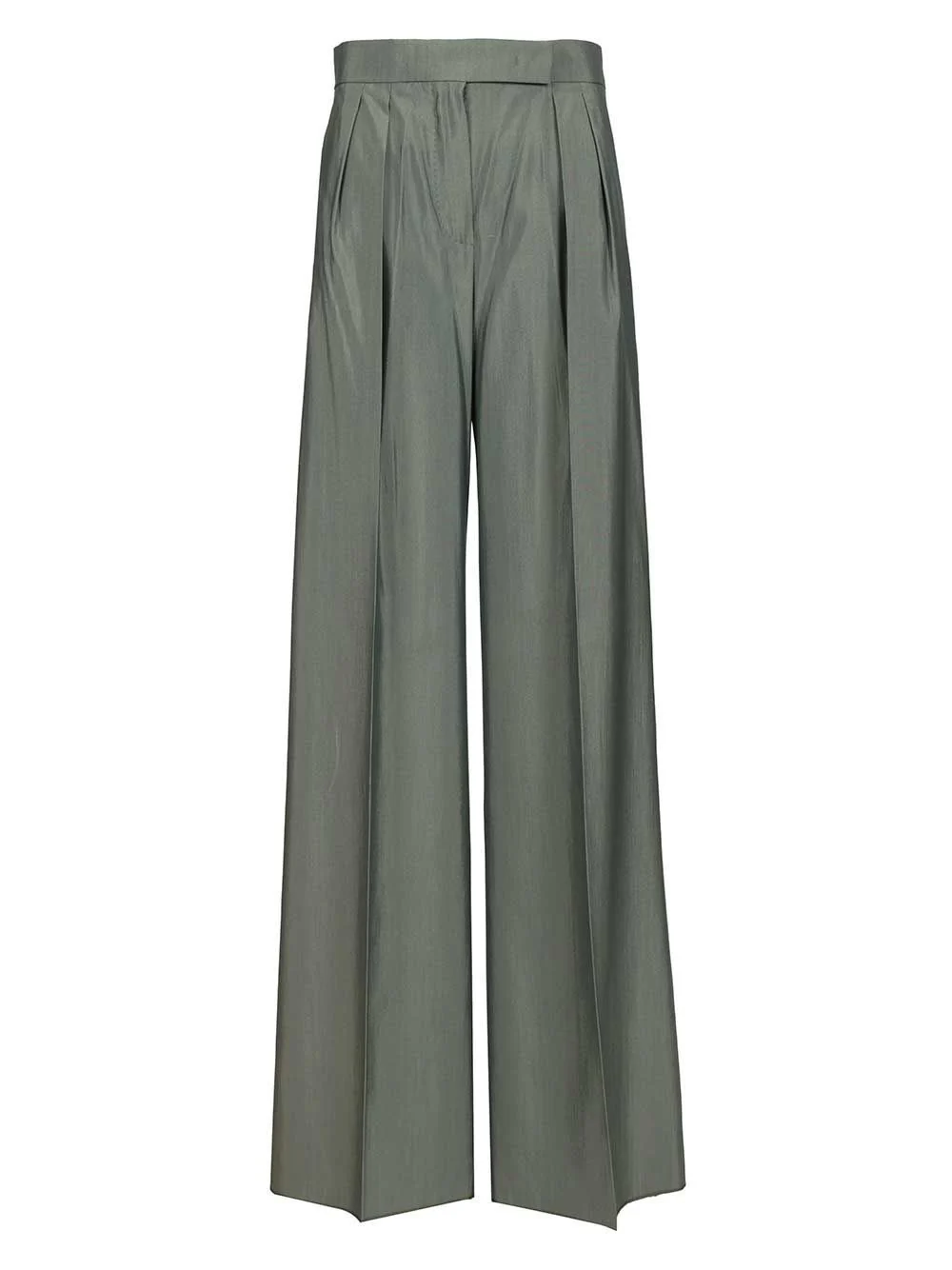 Max Mara Women Wide-Leg Trousers In Wool And Silk