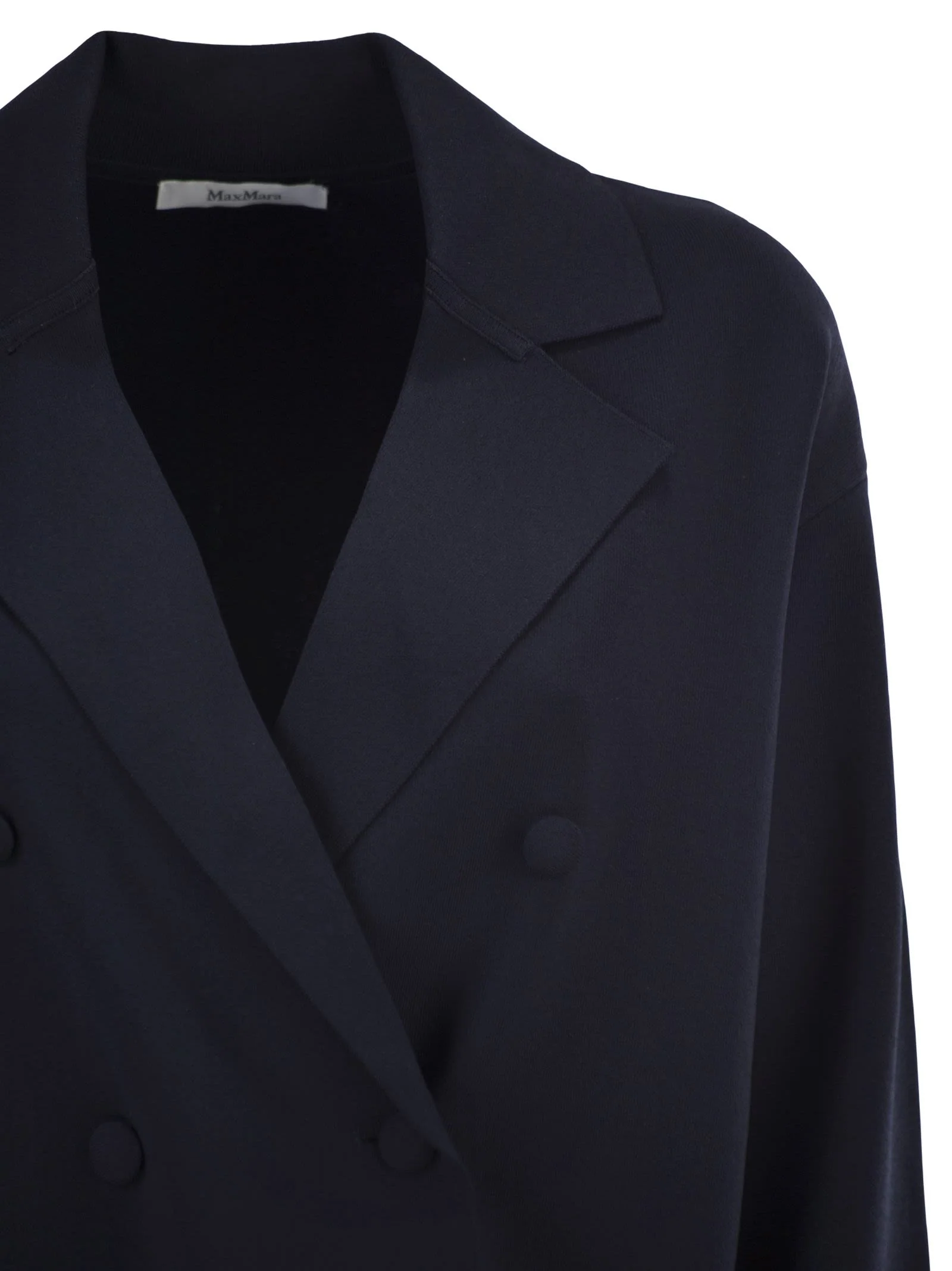 Max Mara Women Mxpcalte - Double-Breasted Viscose Crêpe Jacket - Image 4