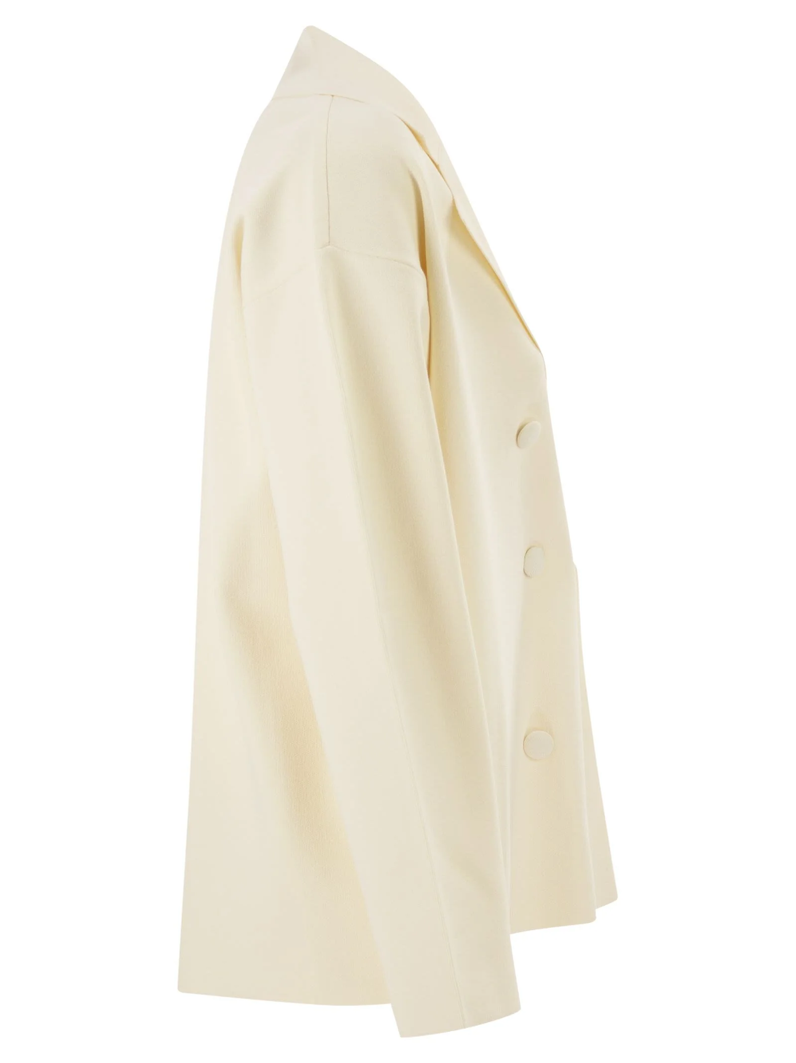 Max Mara Women Mxpcalte - Double-Breasted Viscose Crêpe Jacket - Image 3