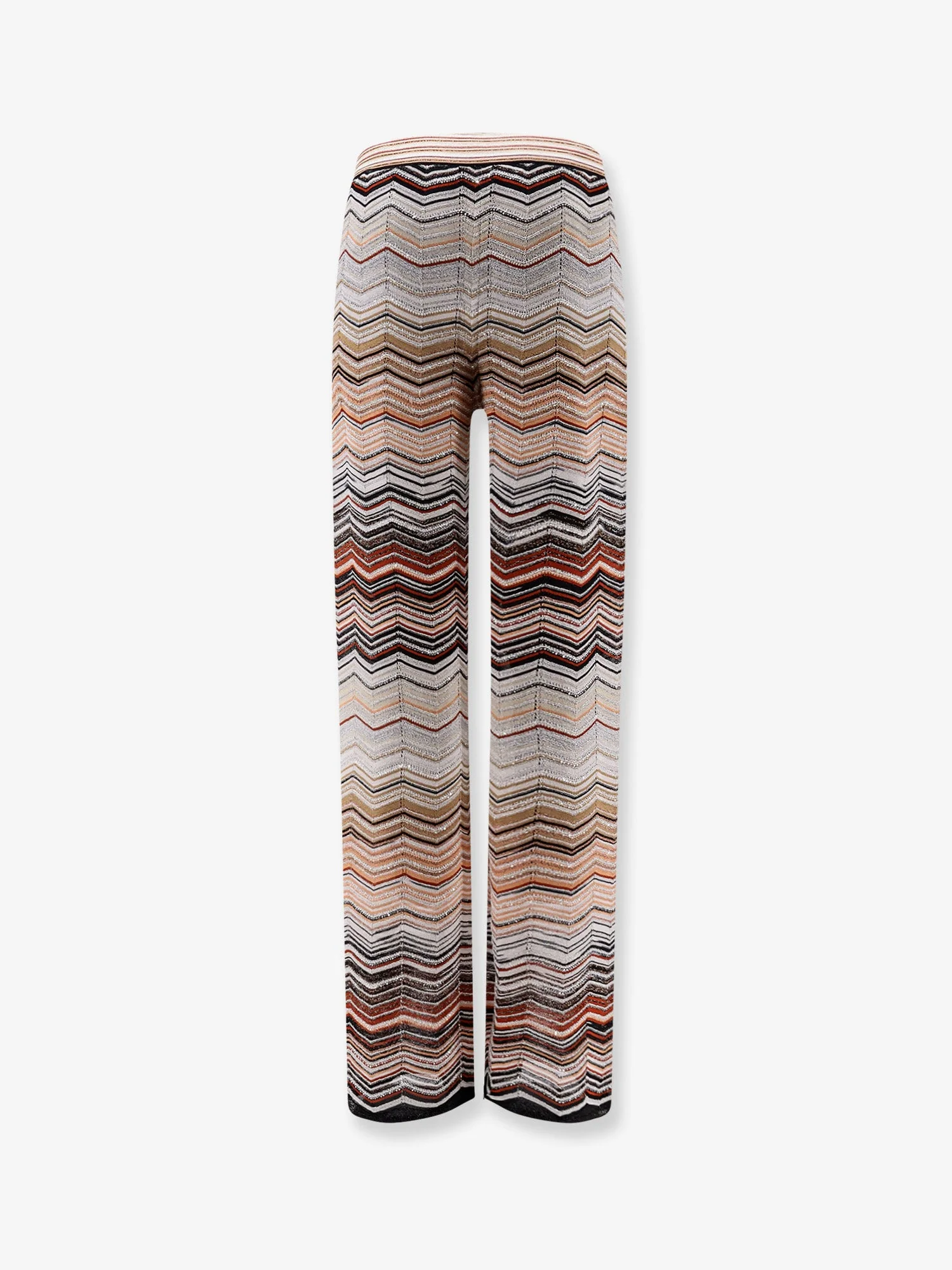 Missoni Women Viscose Trousers With Laminated Chevron Pattern - Image 2