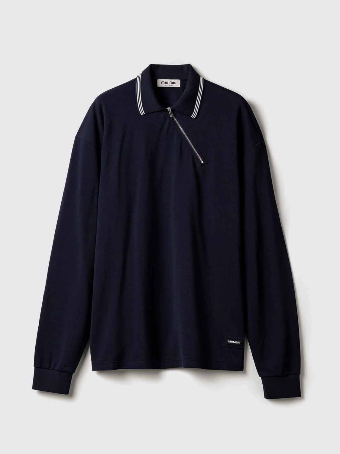 Miu Miu Polo Shirt Woman Blue