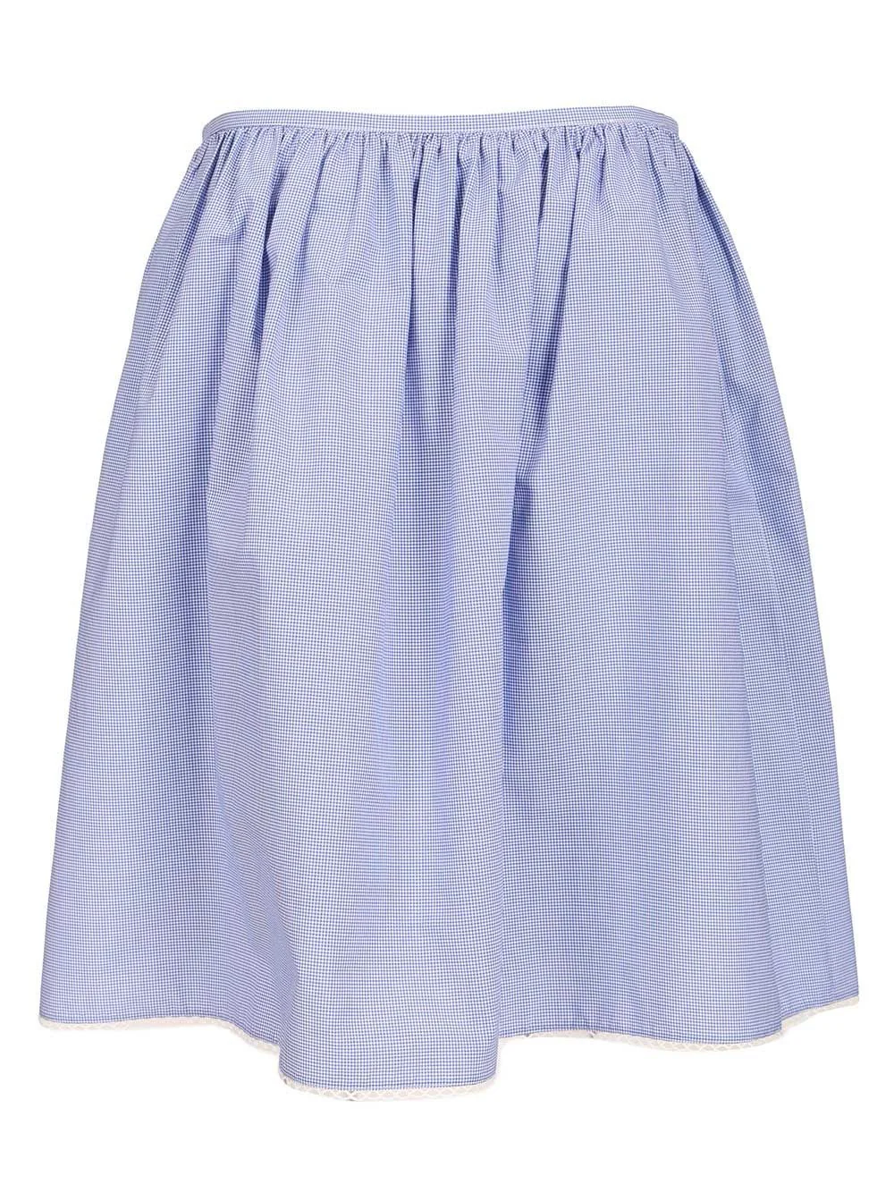 Miu Miu Women Gingham Skirt - Image 2