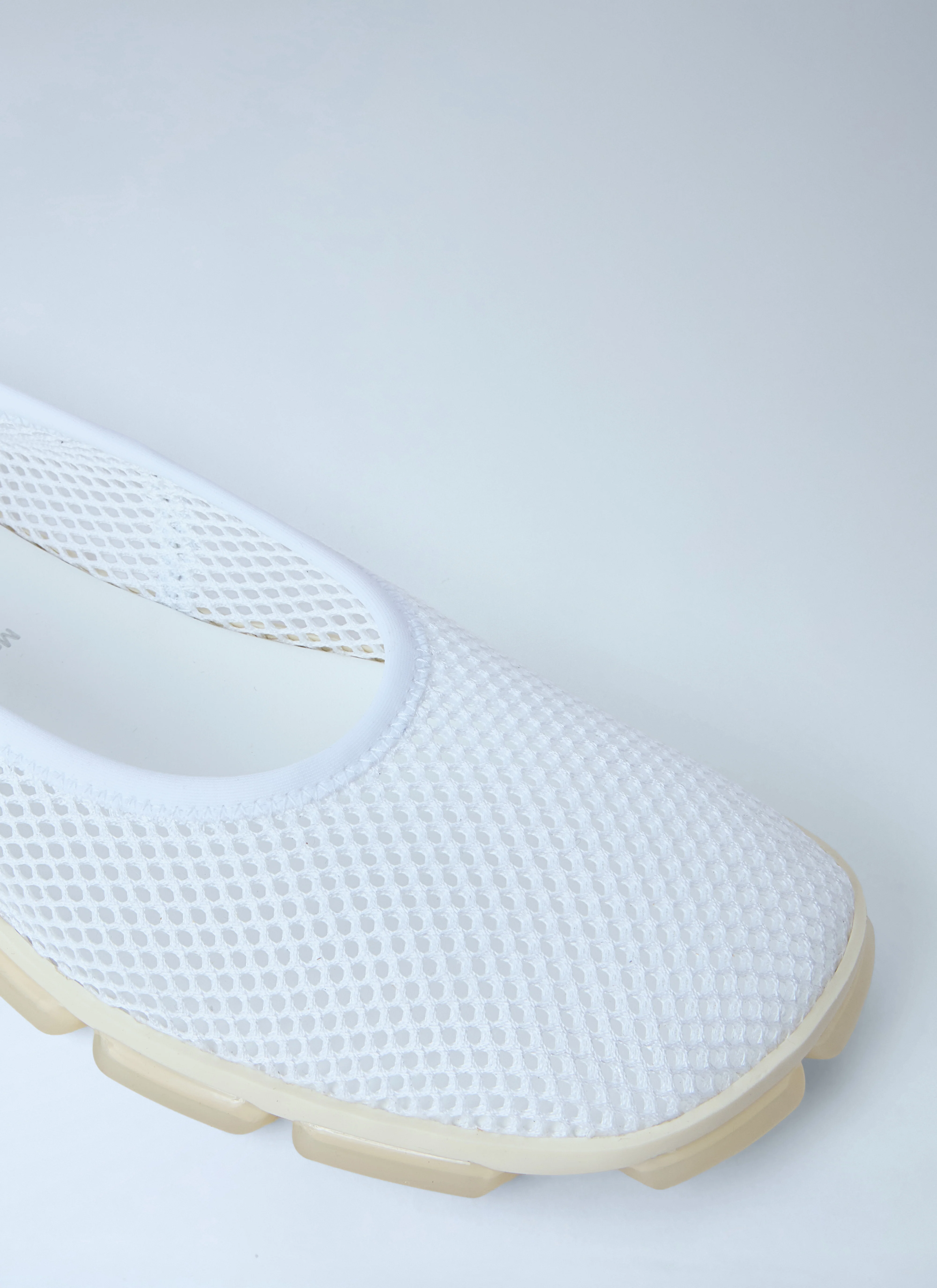 Miu Miu Women Mesh Slip-On Flats - Image 3