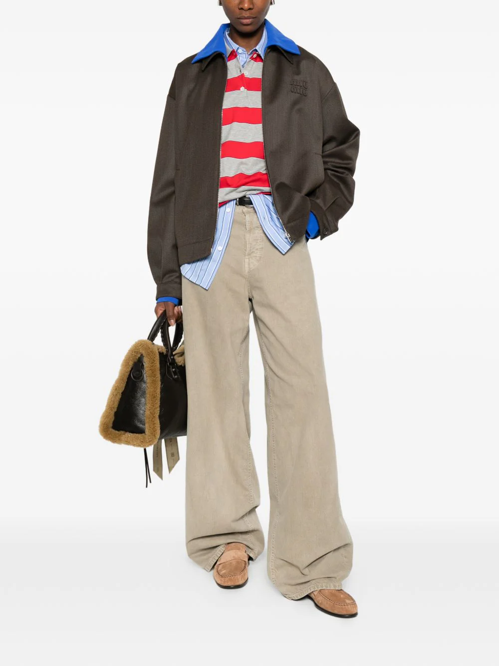 Miu Miu Women Nylon Blouson Jacket - Image 5