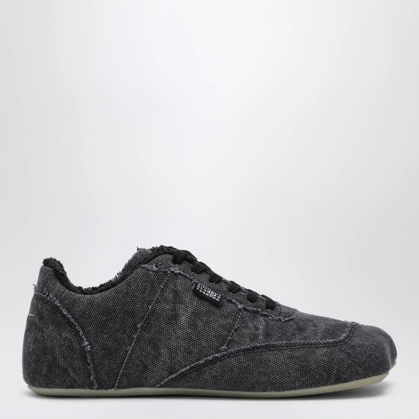 Mm6 Maison Margiela Anatomic Sneaker Black Canvas Men