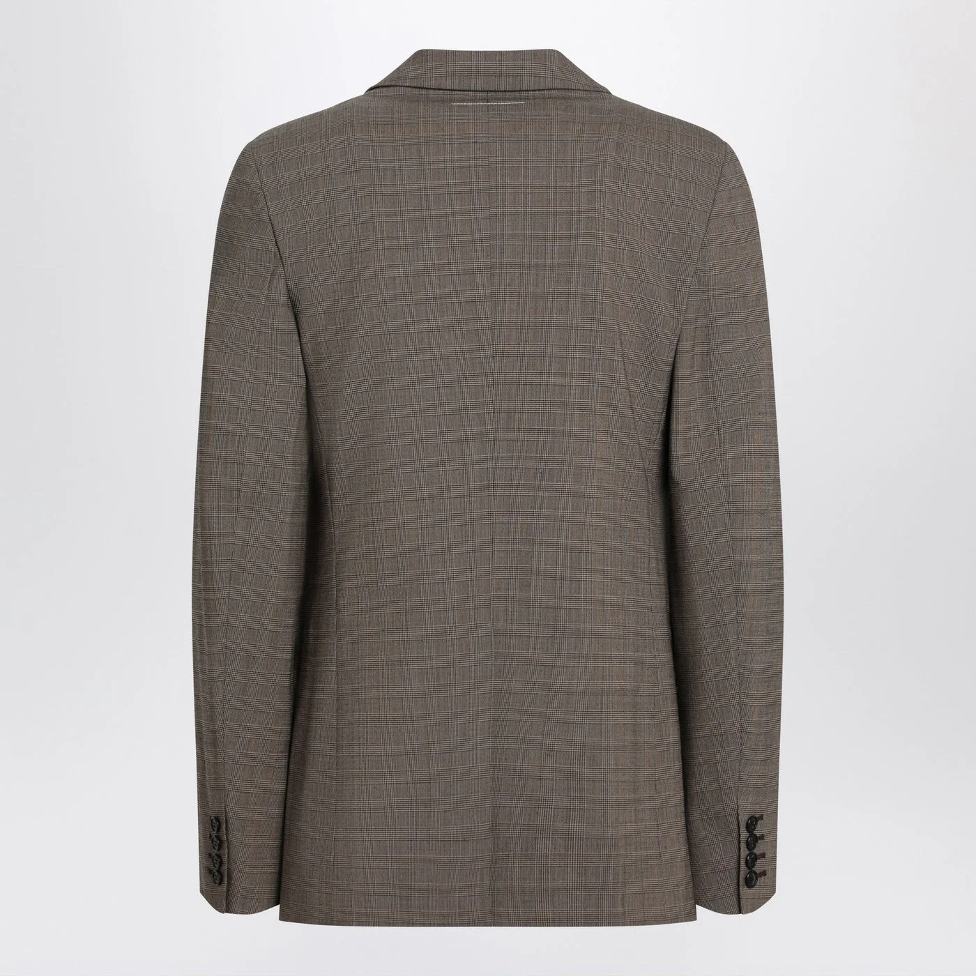 Mm6 Maison Margiela Single-Breasted Jacket Brown In Wool Blend Men - Image 2
