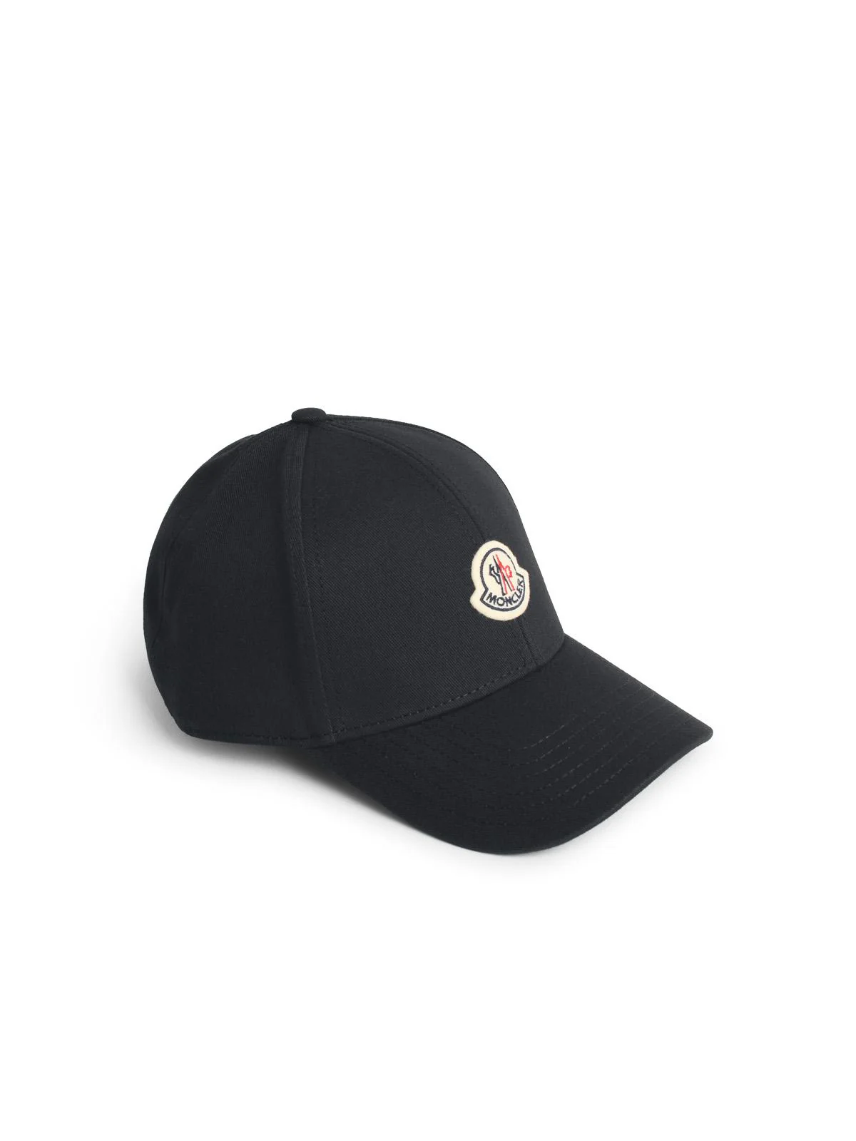 Moncler Black Cotton Cap Men - Image 2