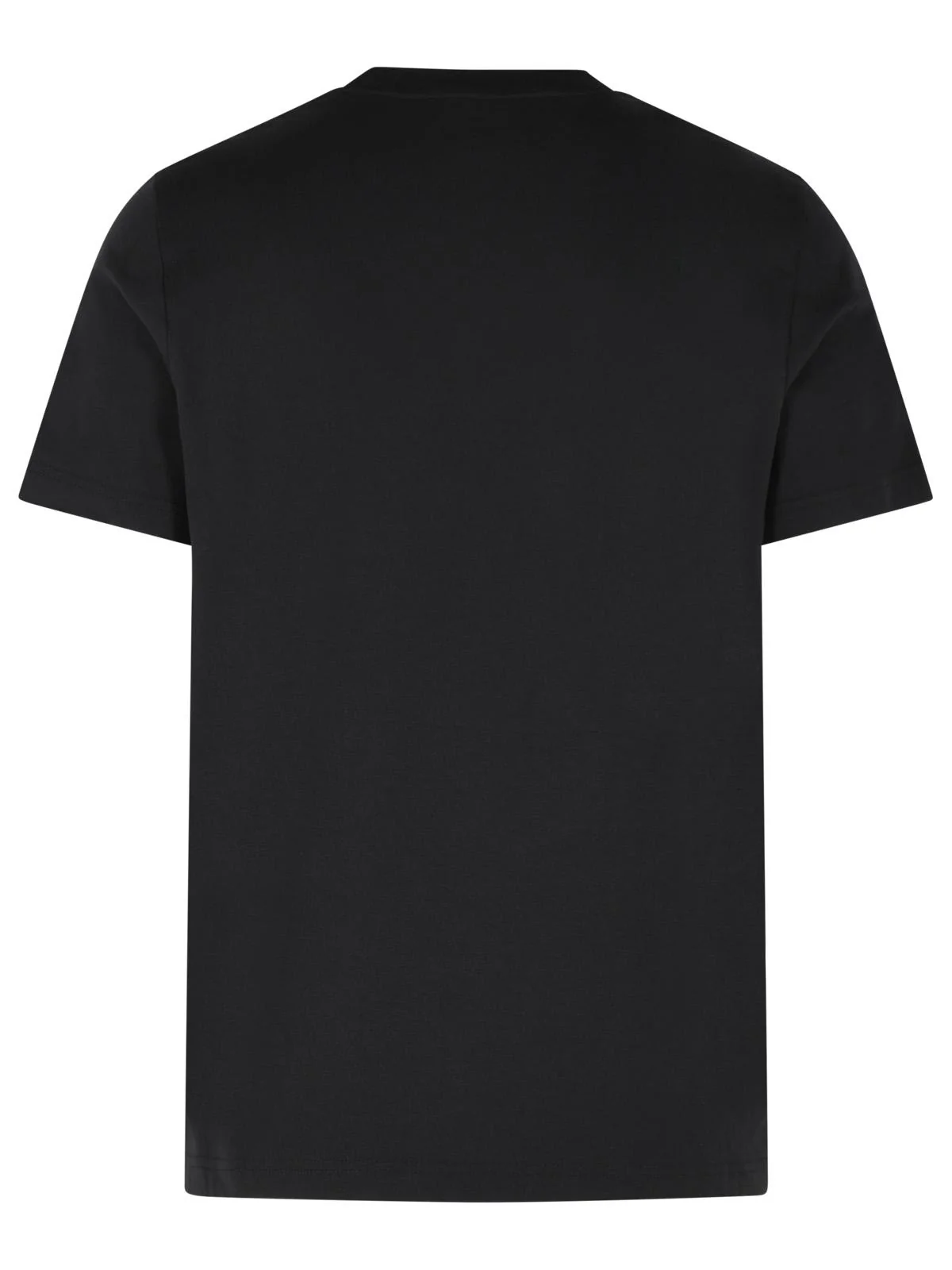 Moncler Black Cotton T-Shirt Men - Image 3