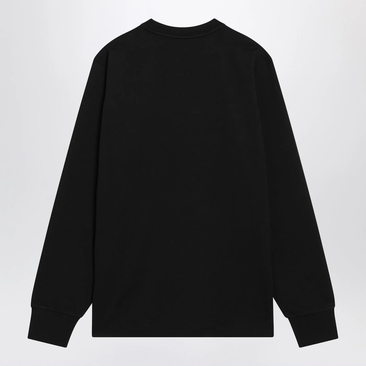 Moncler Black Long-Sleeved T-Shirt With Logo Men - Image 2