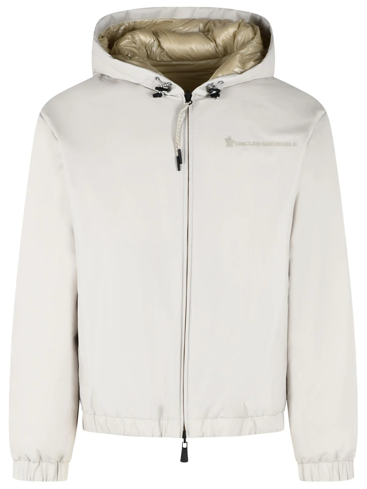 Moncler Grenoble 'Berguns' Reversible Bomber Jacket In Ivory Polyamide Men