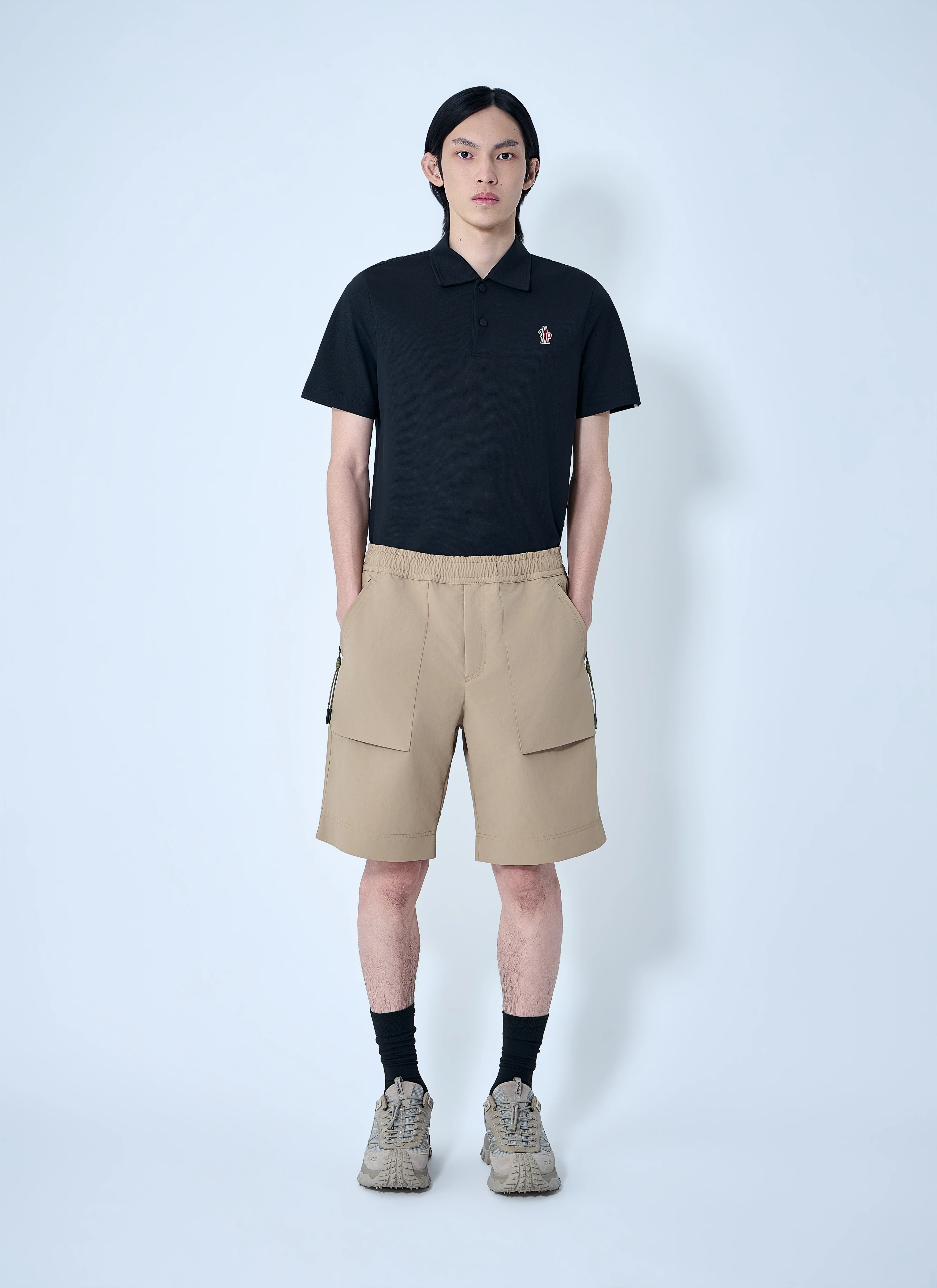 Moncler Grenoble Men Elasticated Waist Cargo Shorts - Image 2