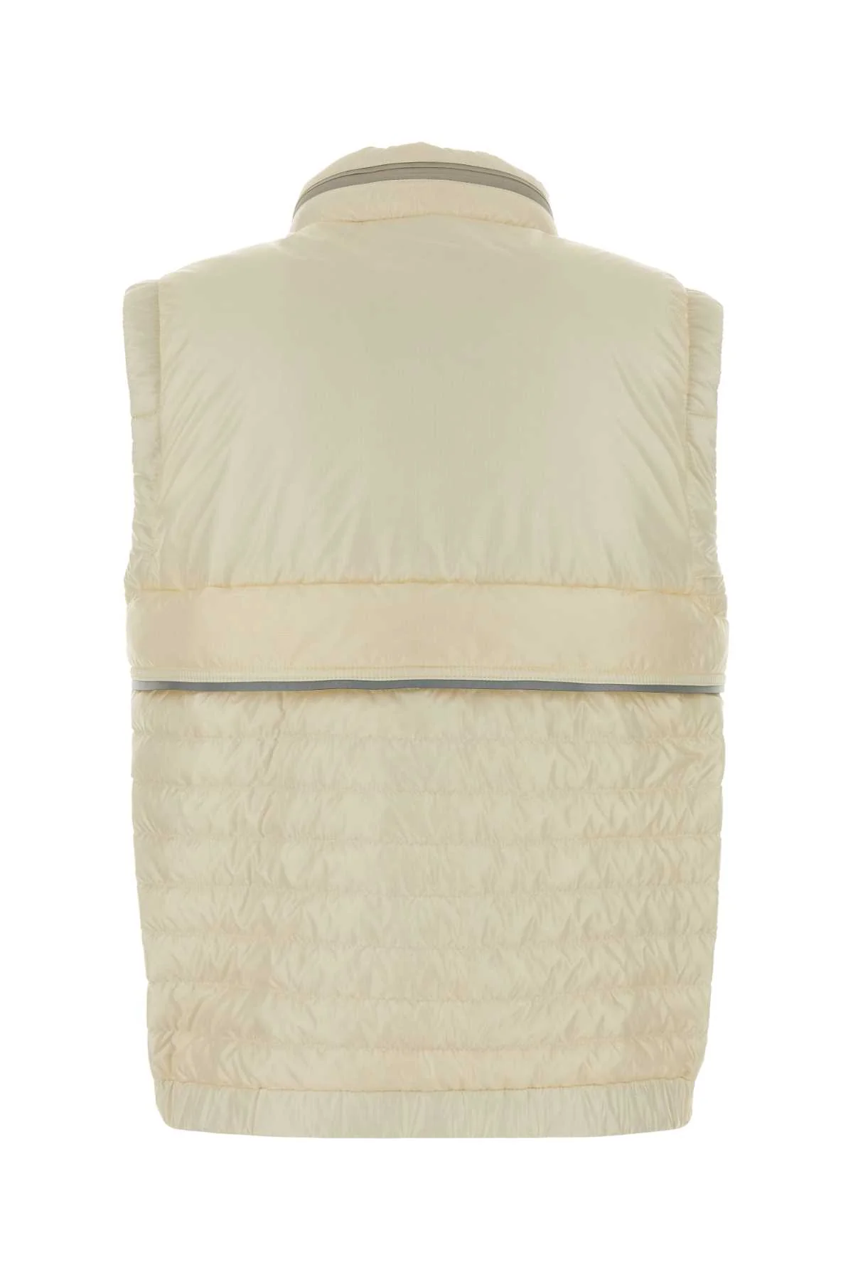 Moncler Grenoble Women Cream Nylon Gumiane Down Jacket - Image 2