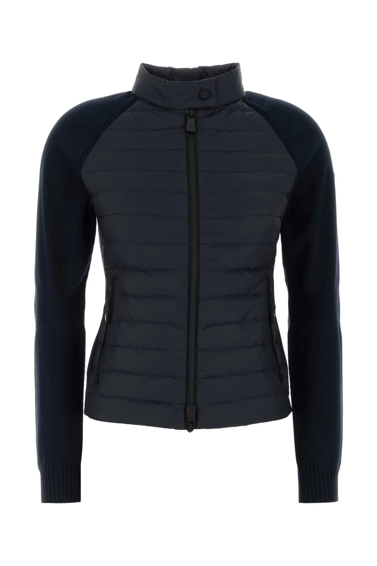 Moncler Grenoble Women Navy Blue Knit Cardigan