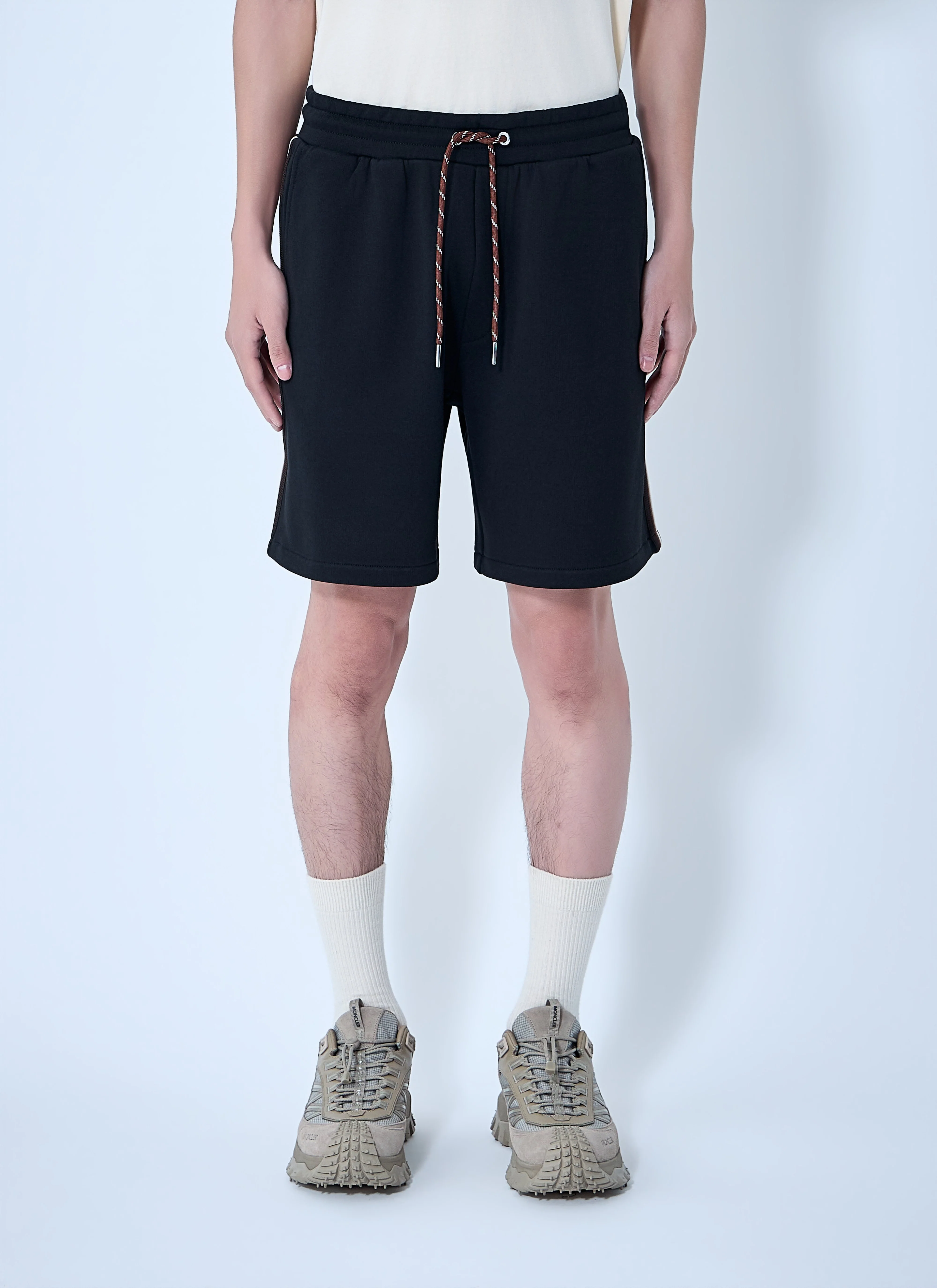 Moncler Men Drawstring Jersey Shorts