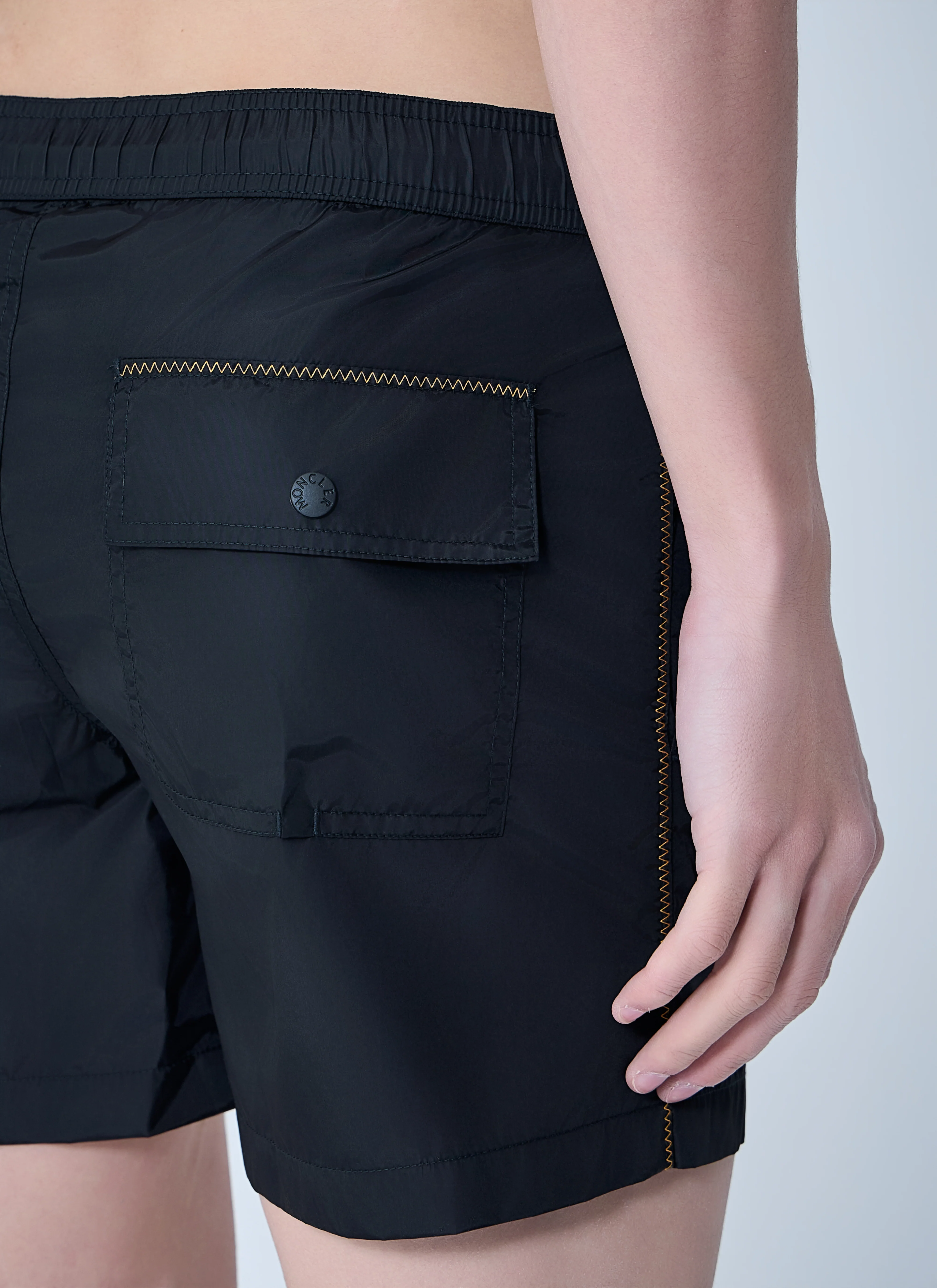 Moncler Men Elastic Waist Swim Shorts - Image 6
