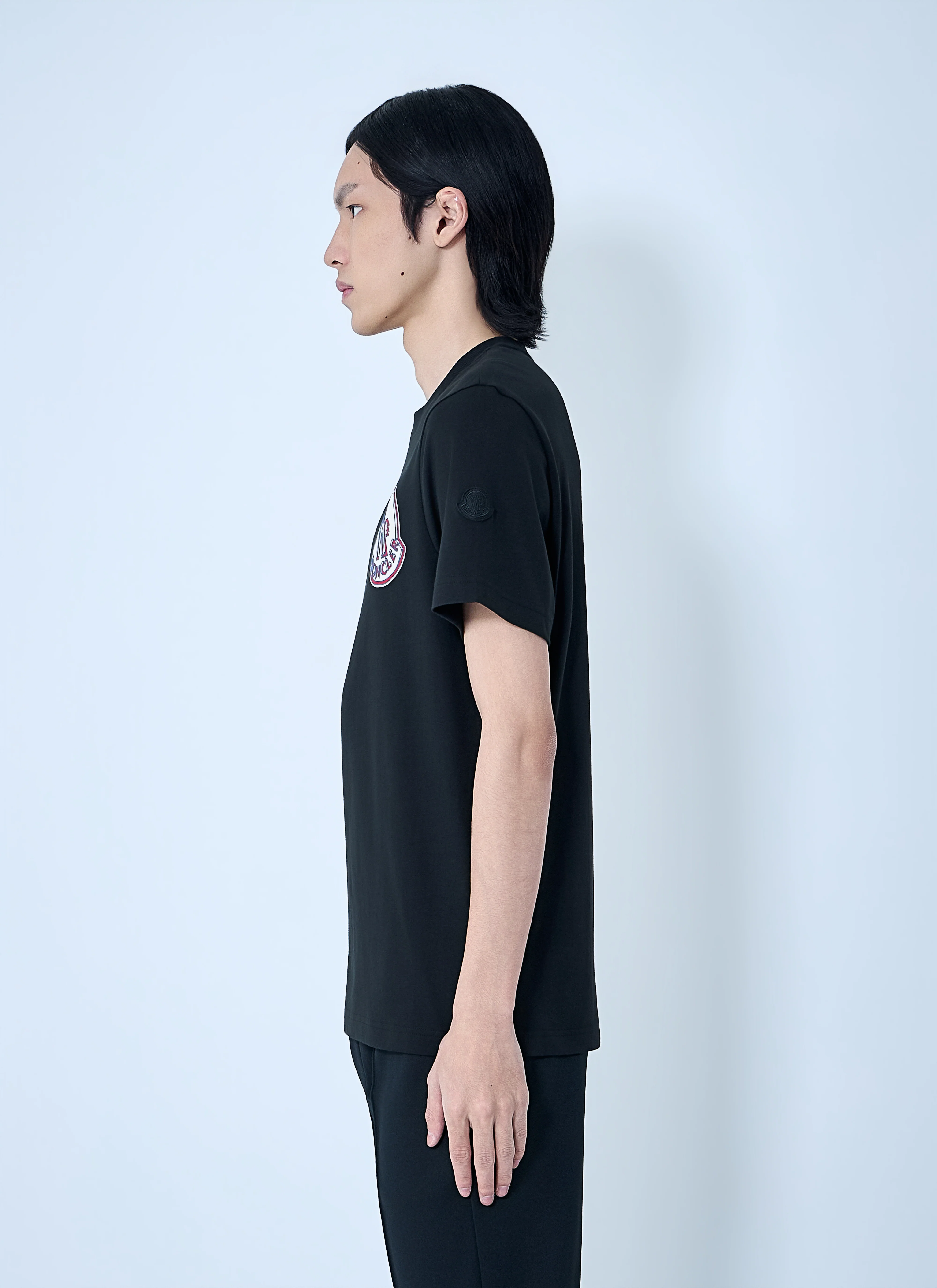 Moncler Men Embroidered Logo T-Shirt - Image 3