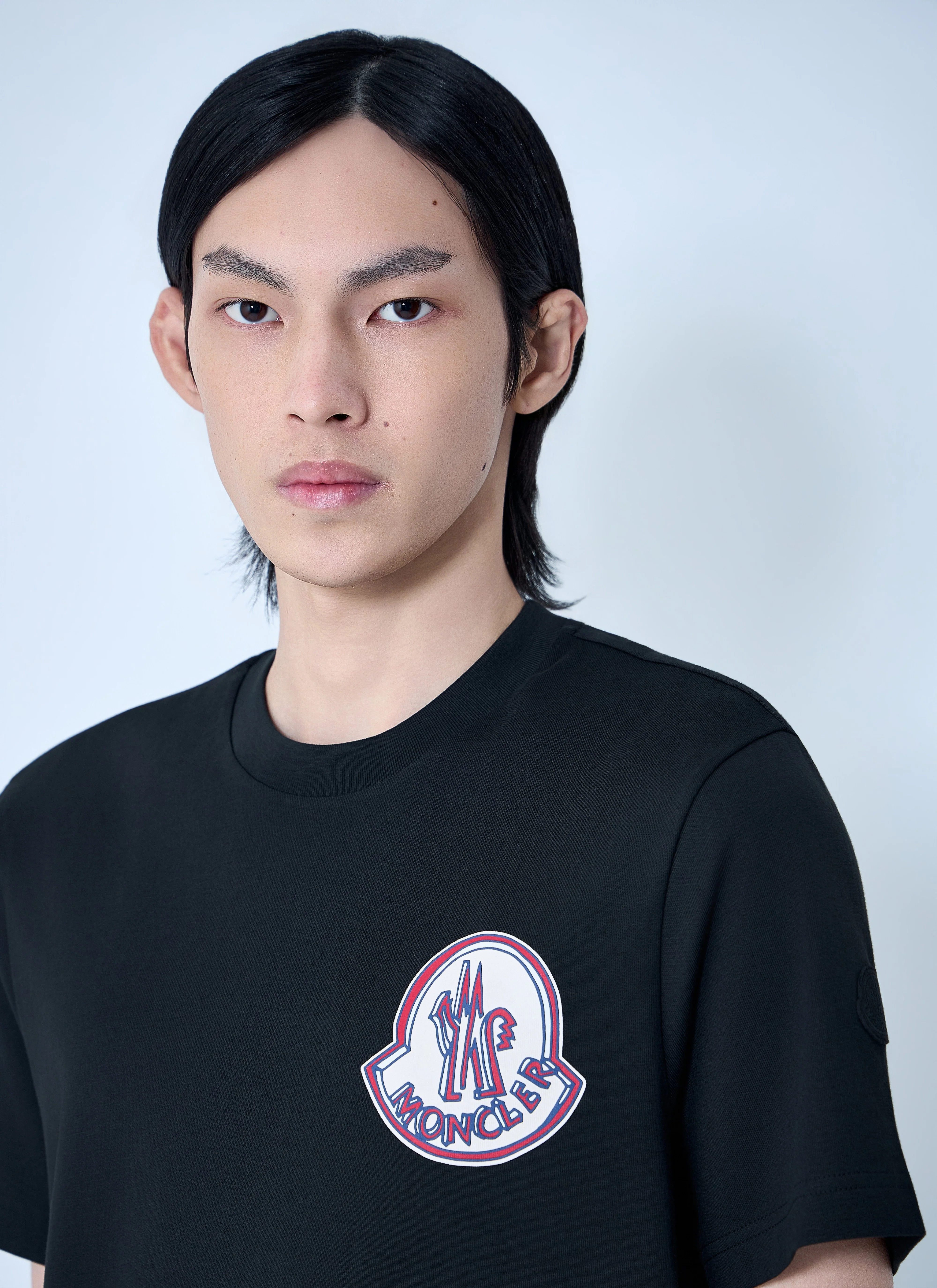 Moncler Men Embroidered Logo T-Shirt - Image 5