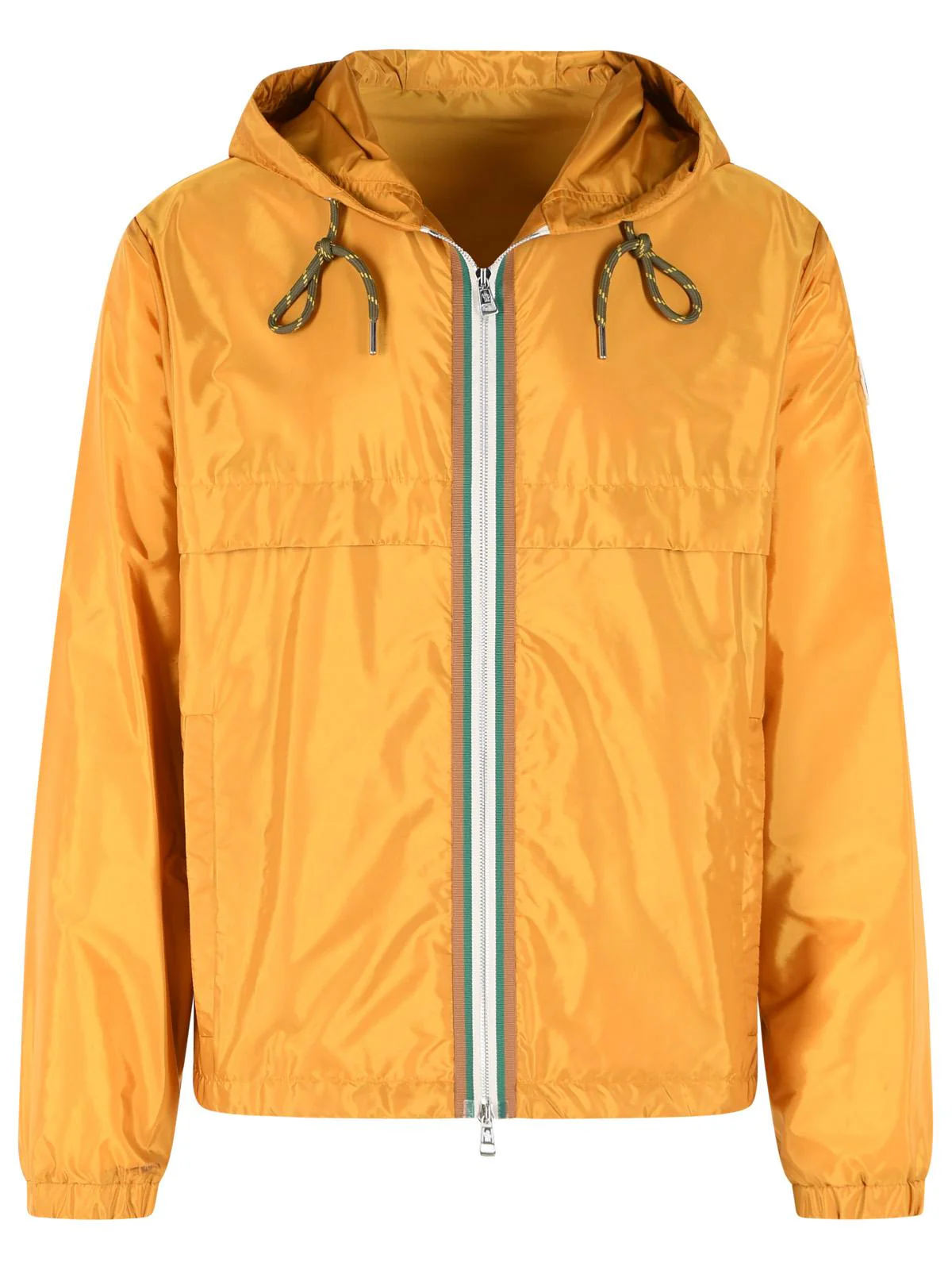 Moncler 'Nidge' Yellow Polyamide Hooded Jacket Men