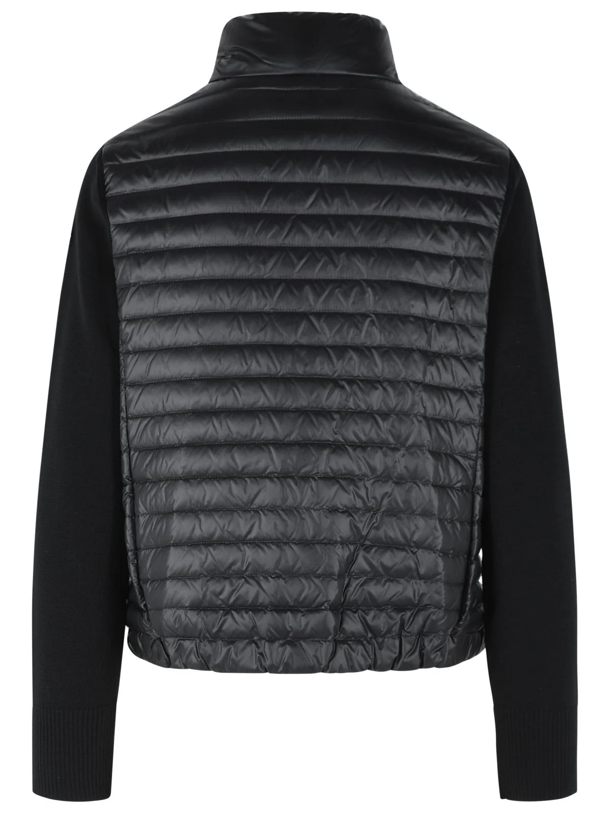 Moncler Padded Virgin Wool Cardigan With Black Zip Women - Image 3