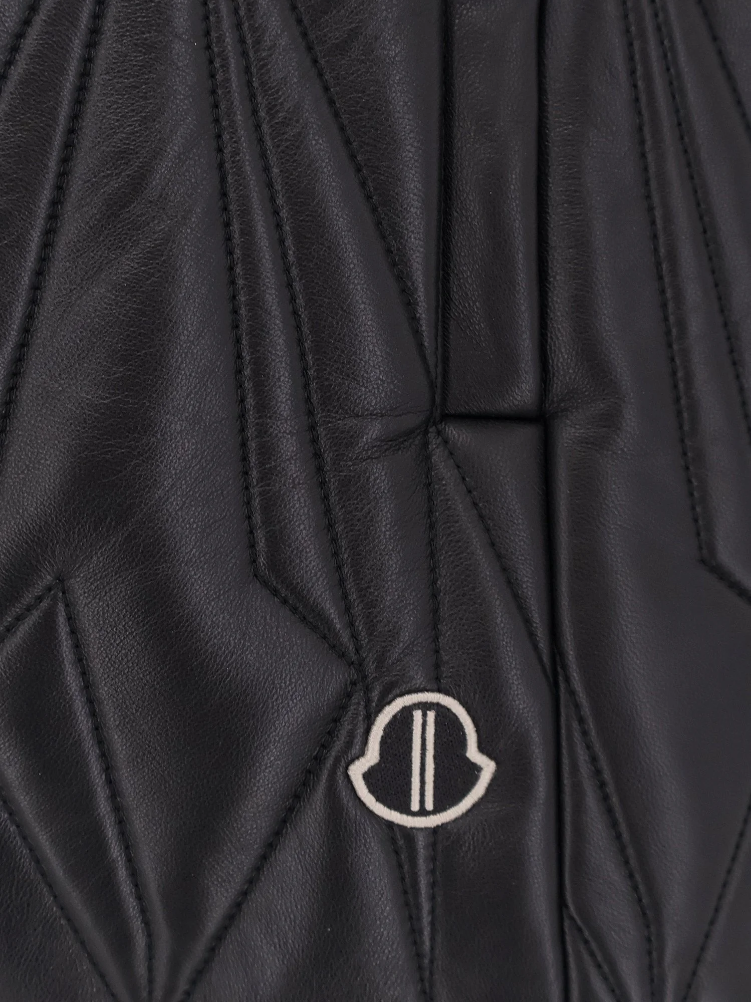 Moncler + Rick Owens Men Geocamo Flight Leather Vest - Image 5
