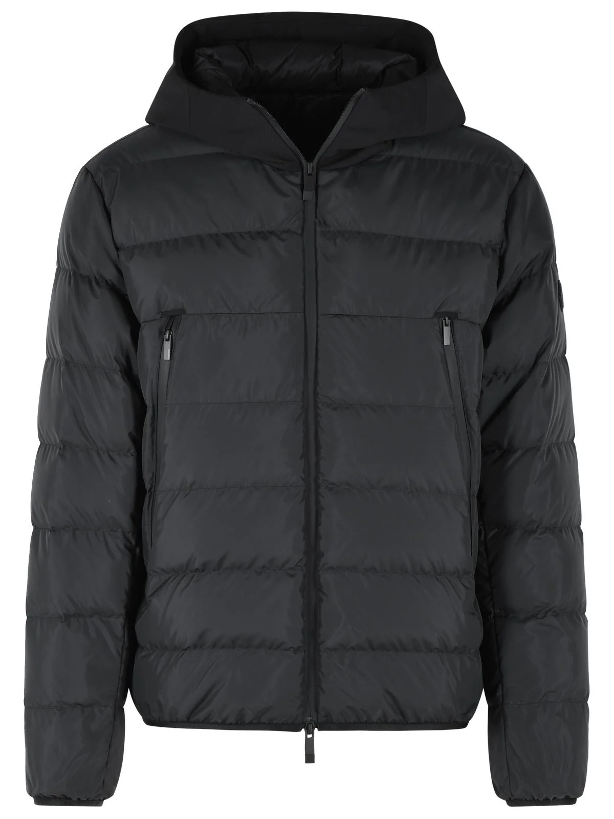 Moncler 'Vega' Black Polyester Down Jacket Men